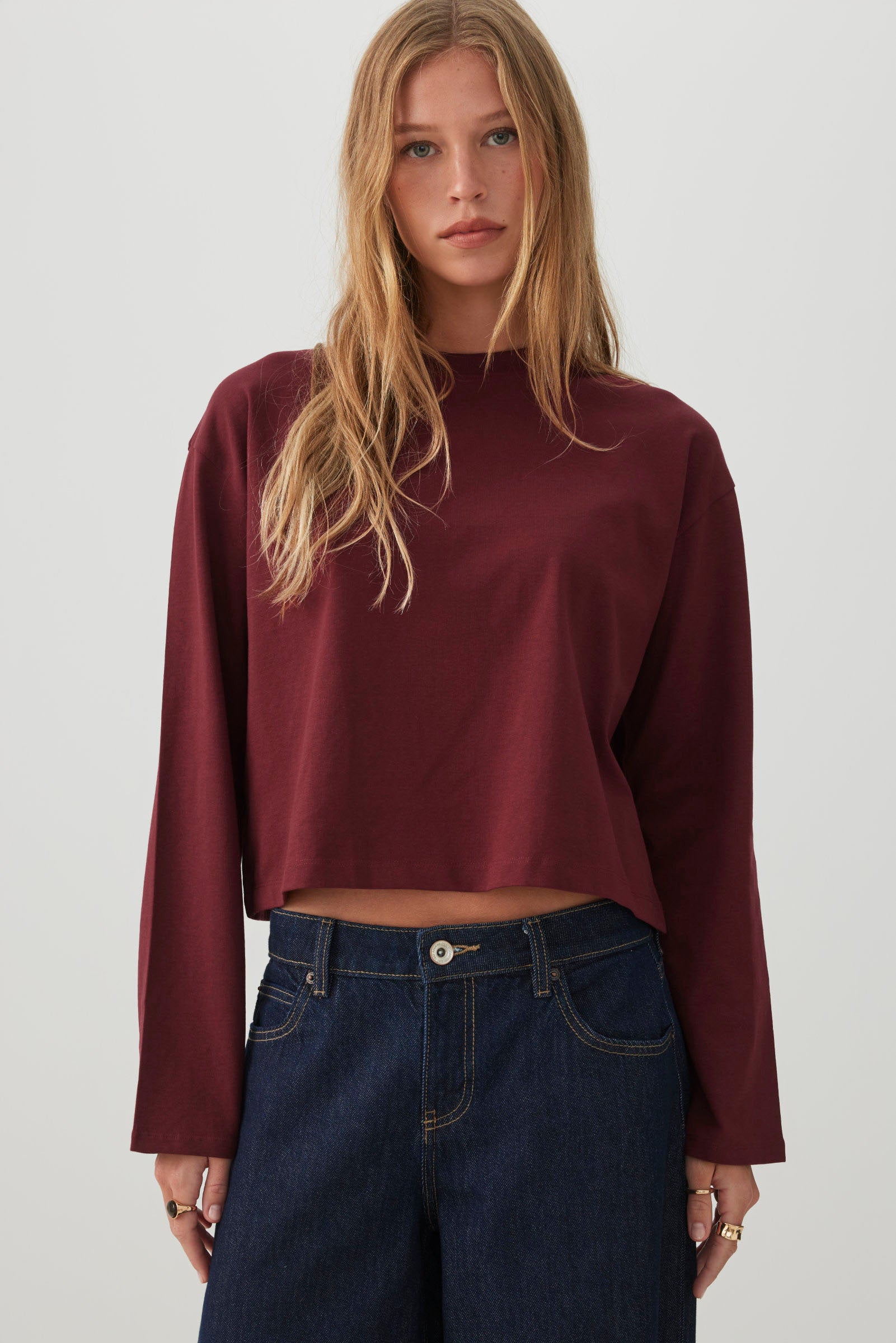 BASICORE™ Boxy Long Sleeve T-Shirt