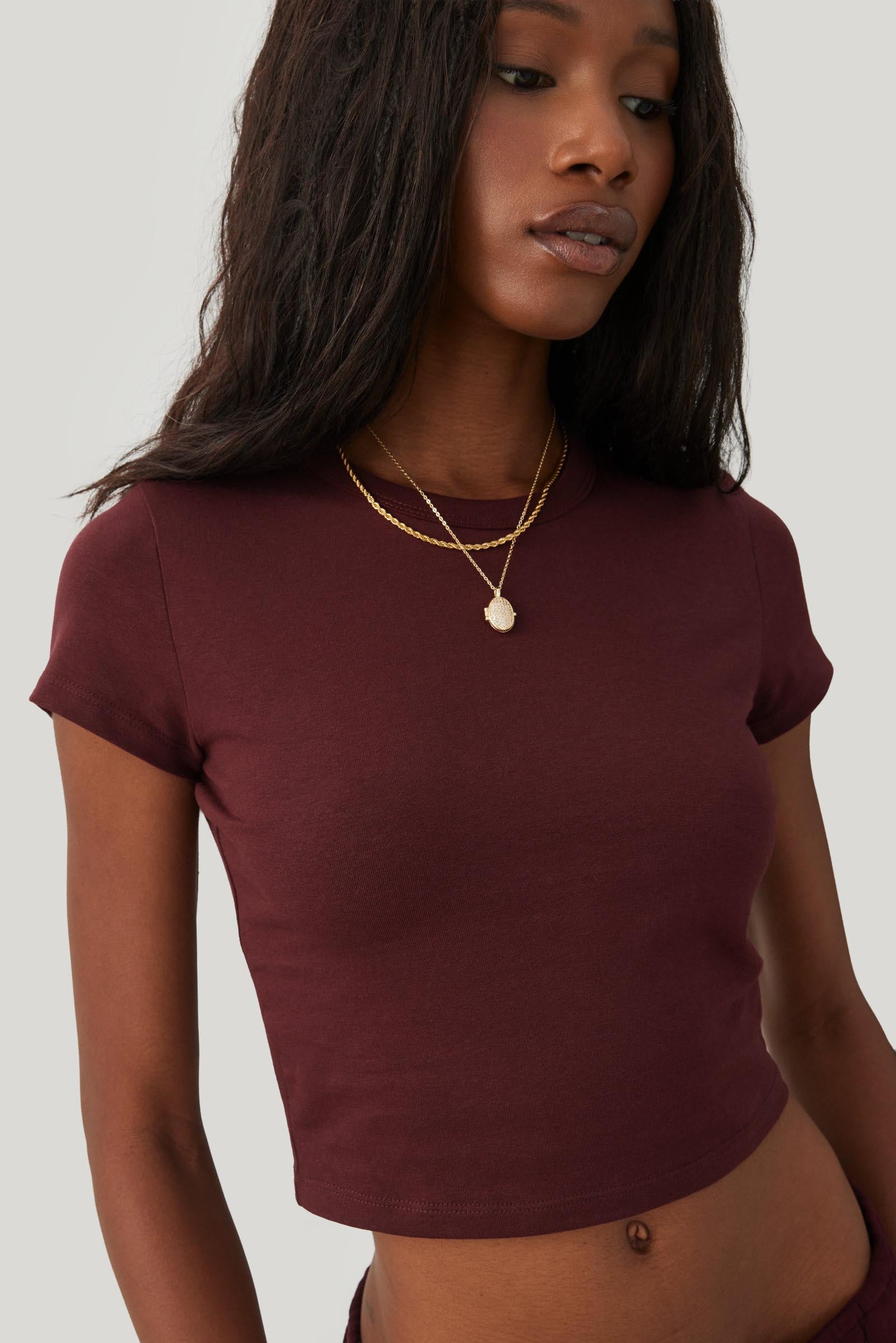 BASICORE™ Cap Sleeve Fitted T-Shirt