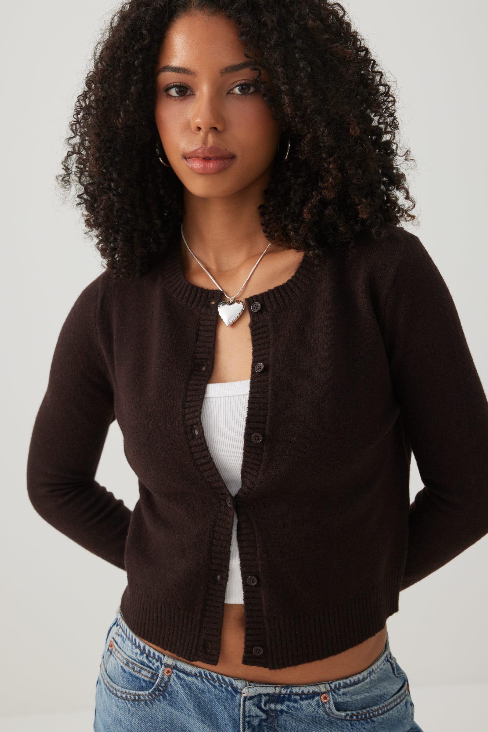 Button Front Cardigan