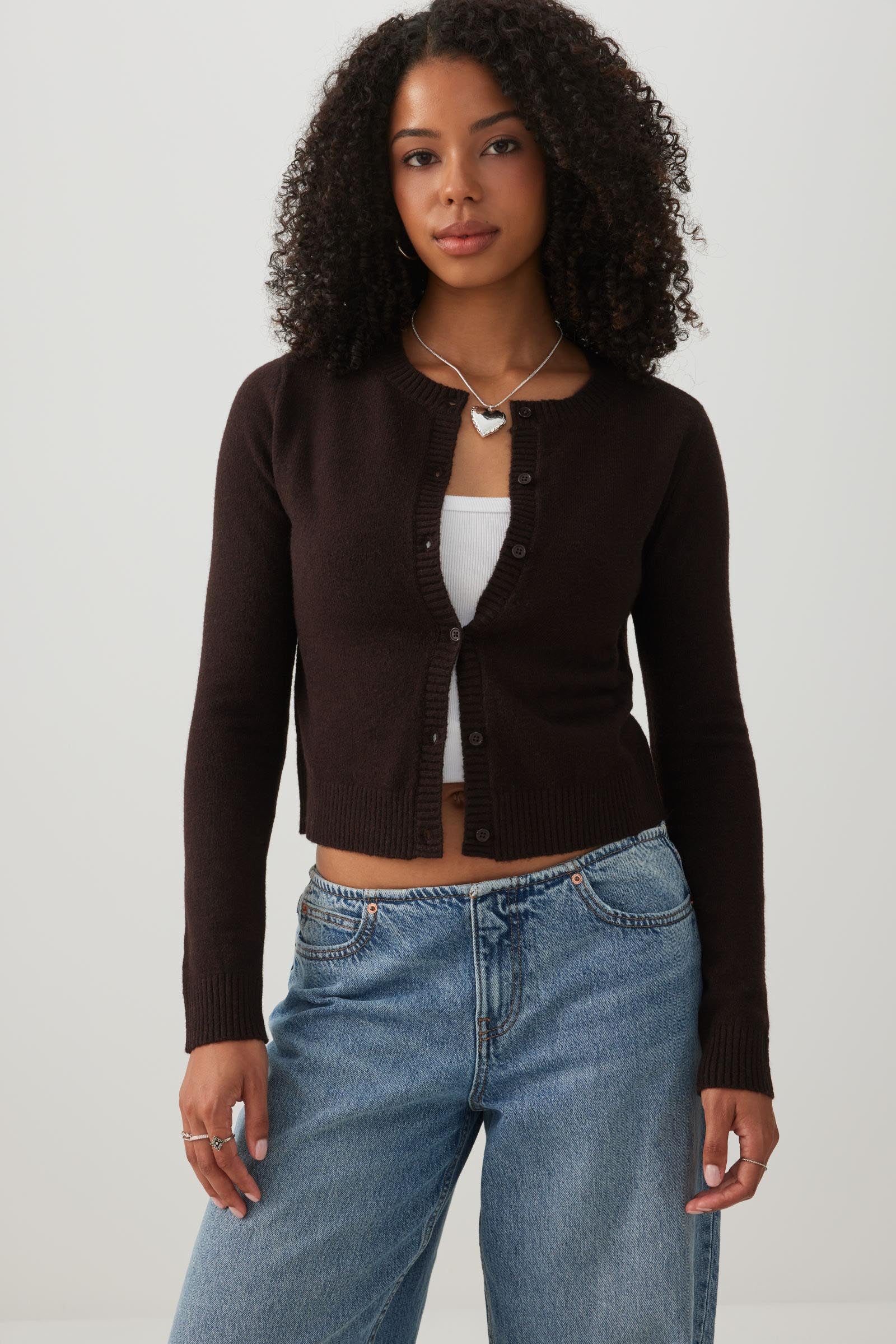 Button Front Cardigan
