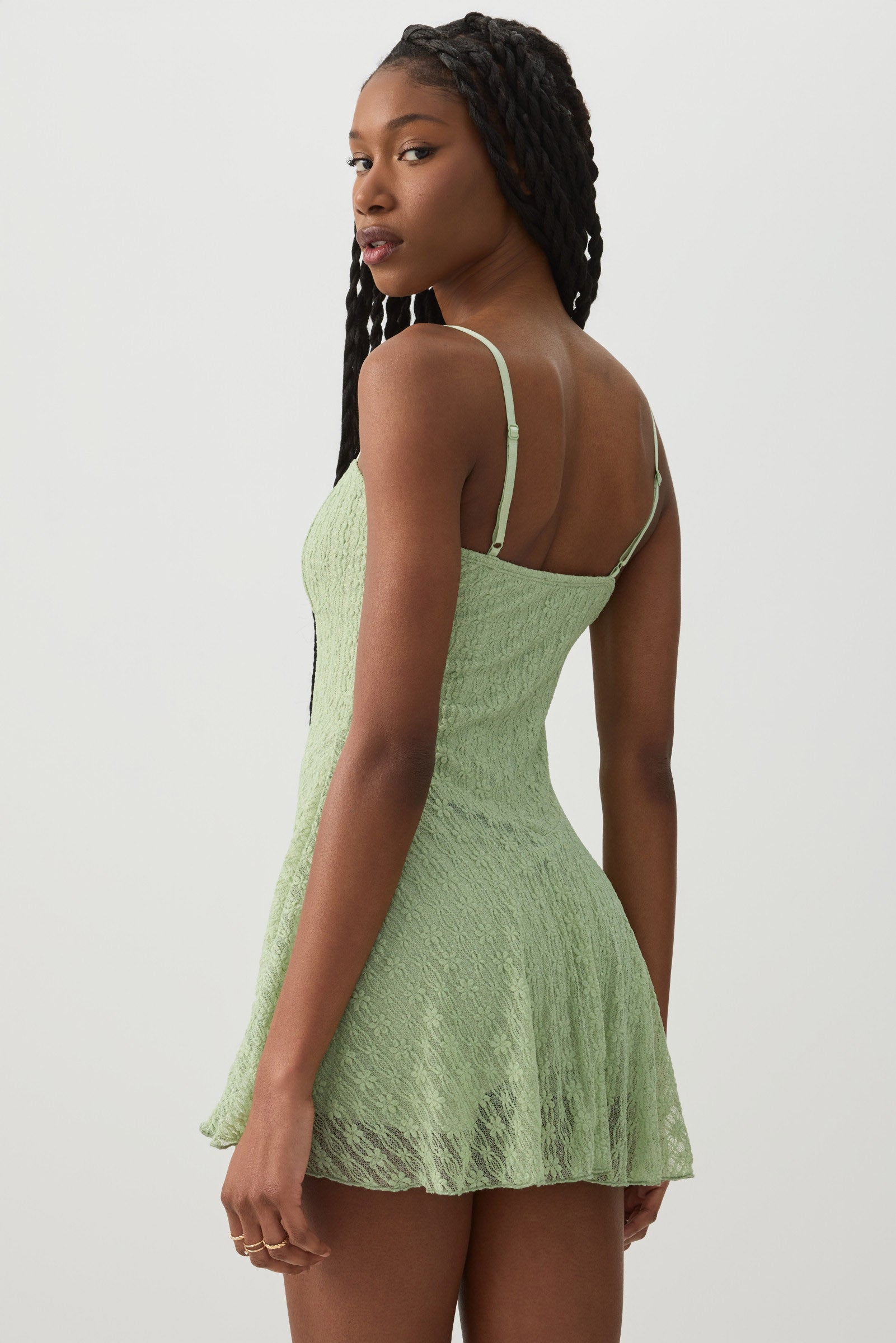 Lace Bustier Romper