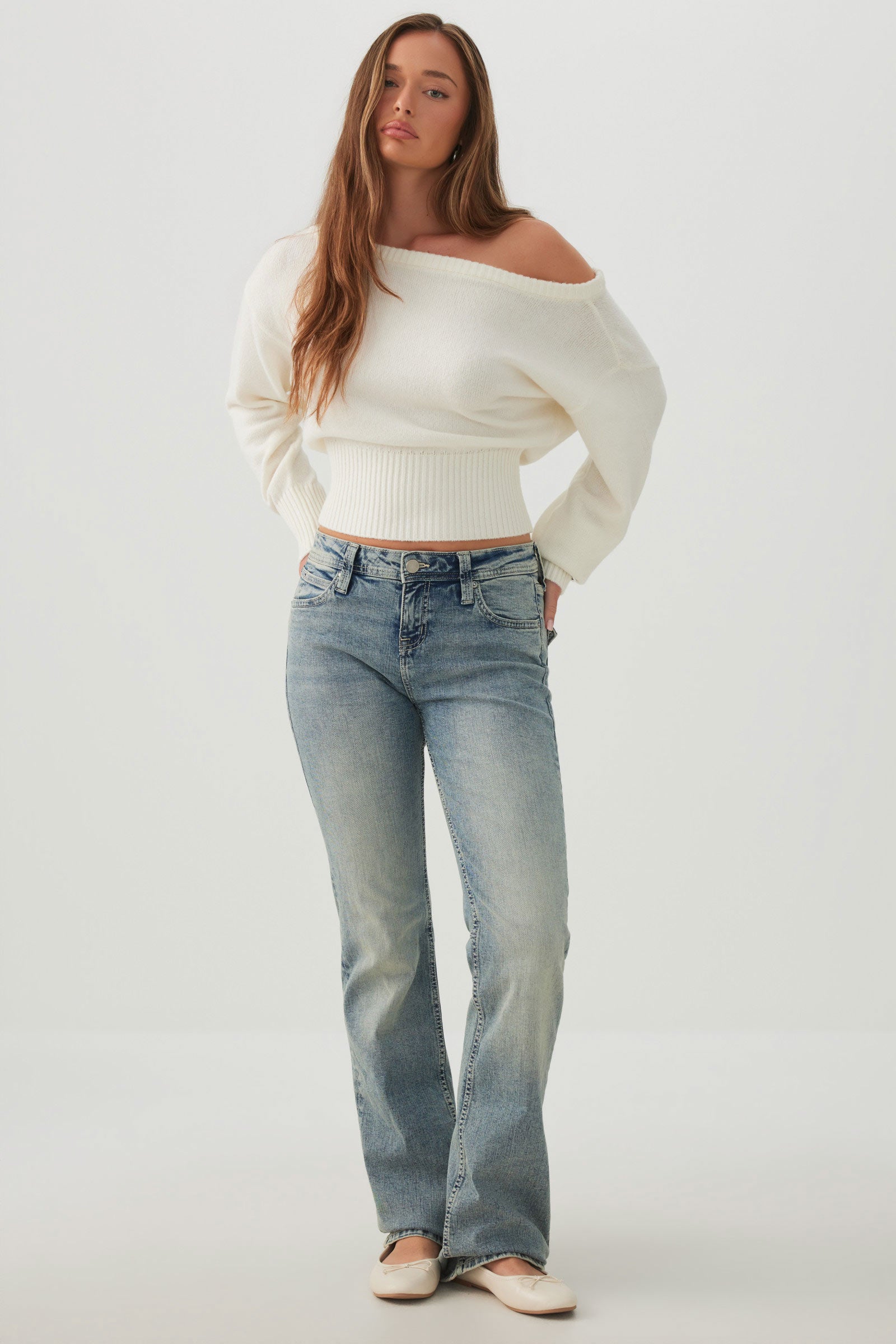 Off Shoulder Sweater