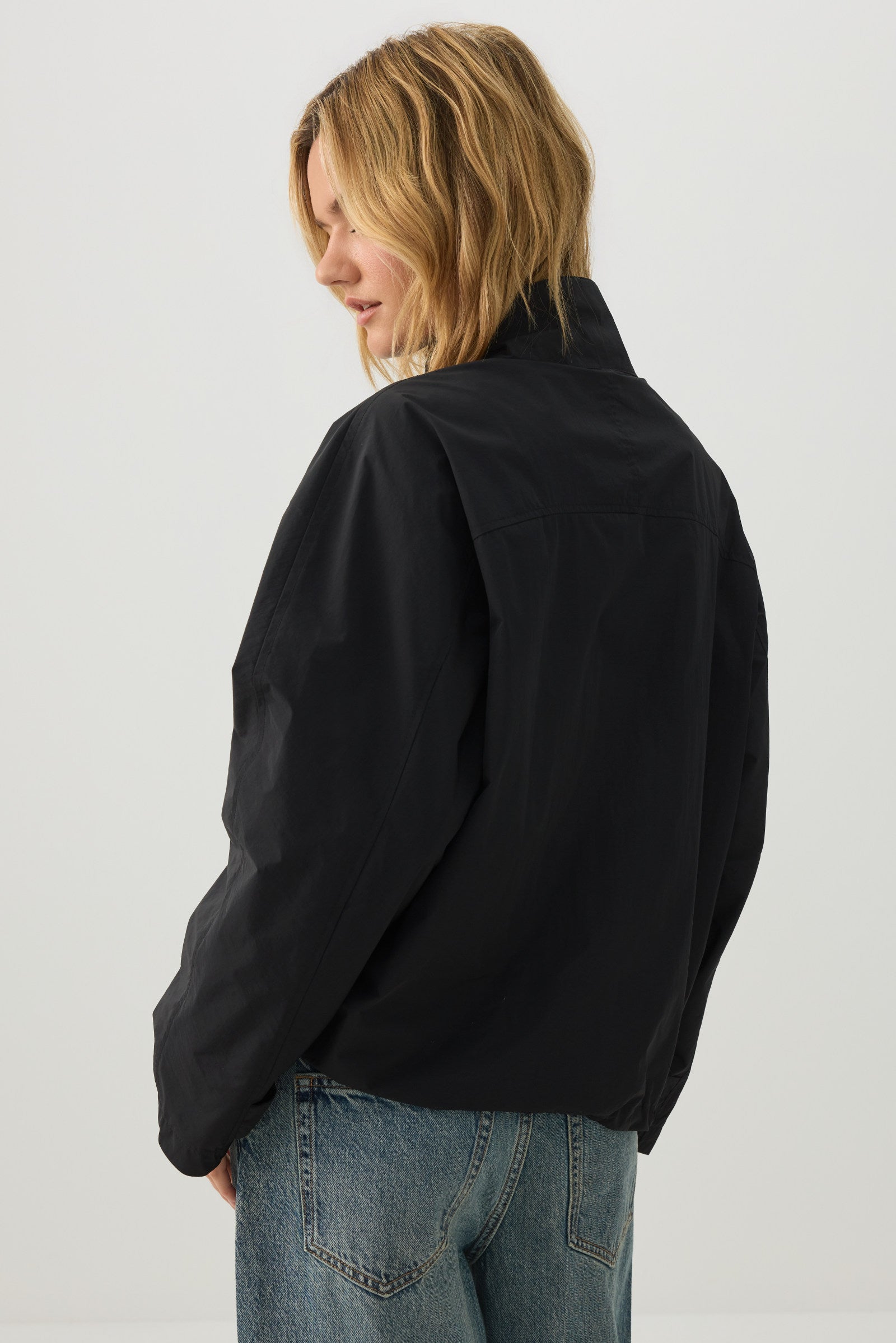 Oversized Windbreaker Jacket