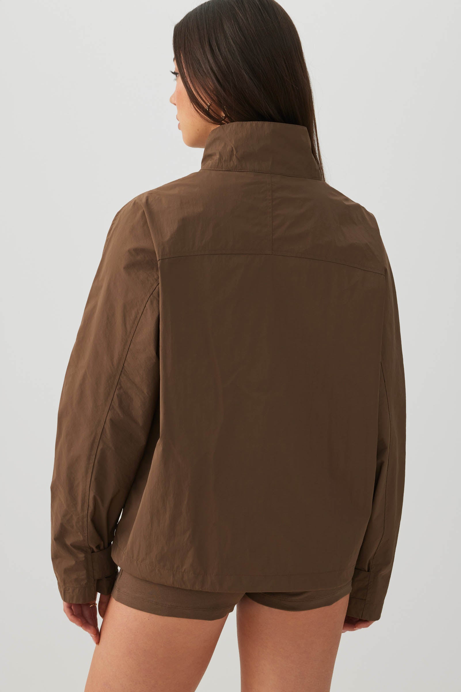 Oversized Windbreaker Jacket