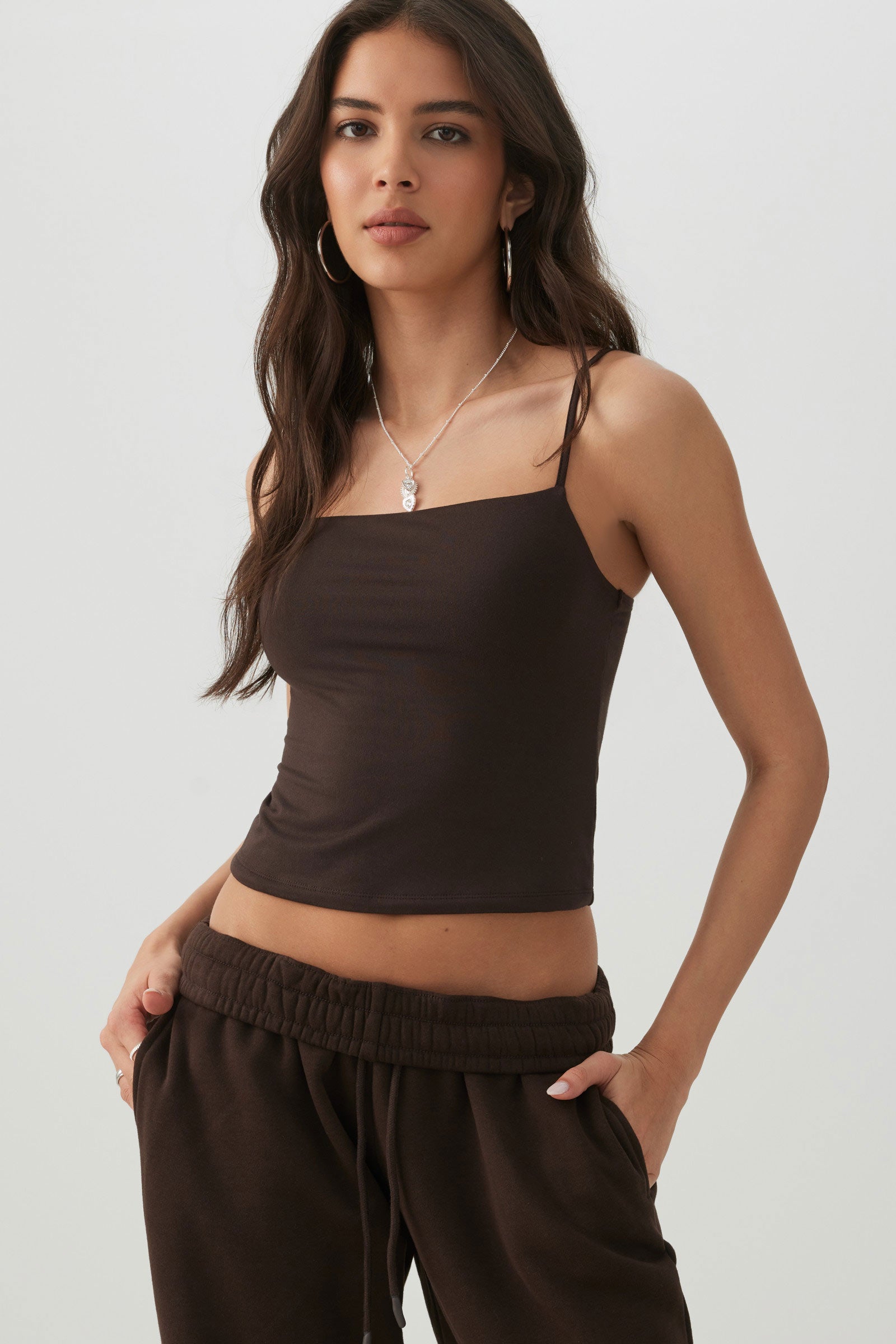 Smoothcore™ Double Layer Square Neck Tank Top