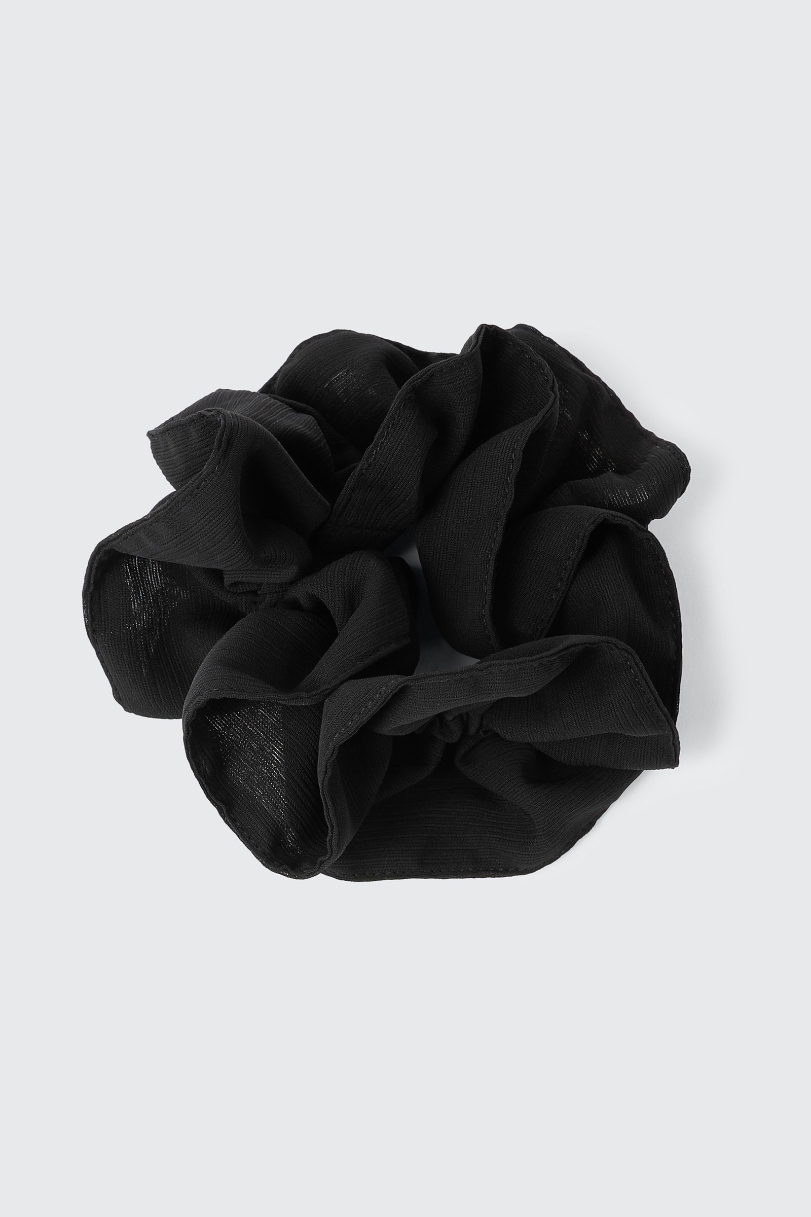 Ruffled Chiffon Scrunchie