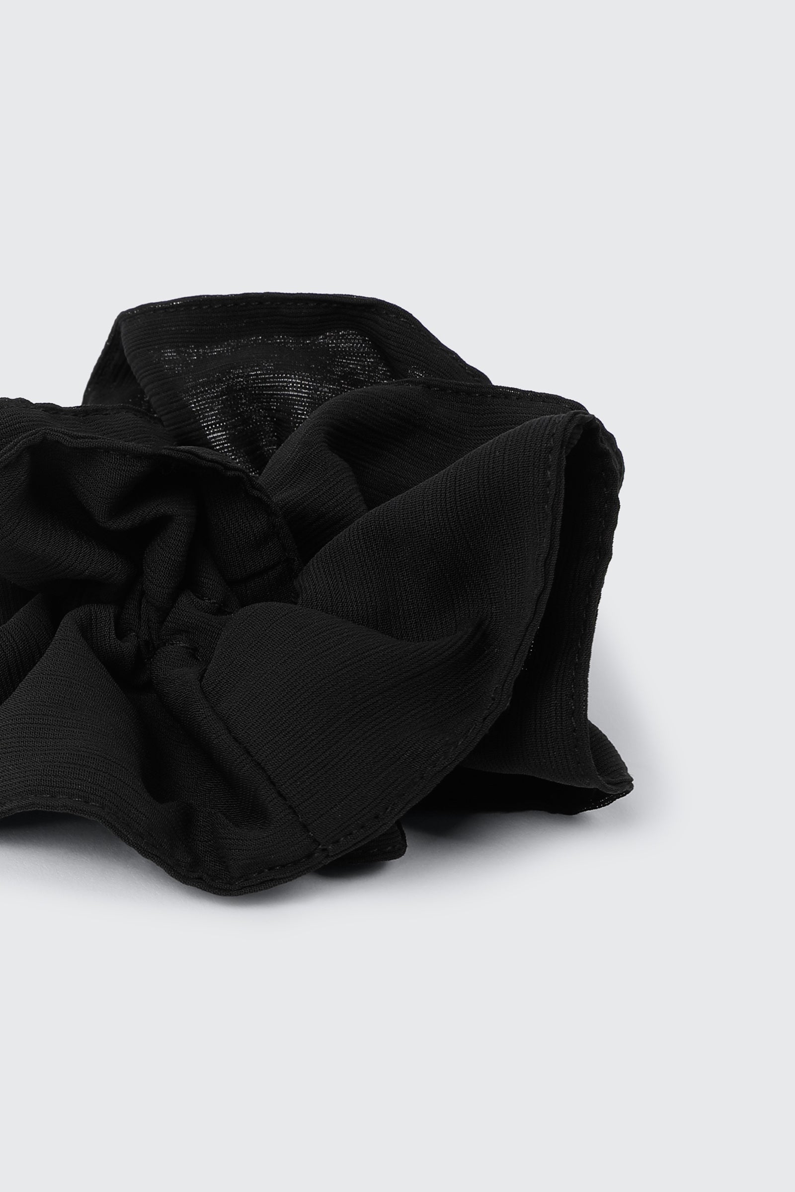 Ruffled Chiffon Scrunchie