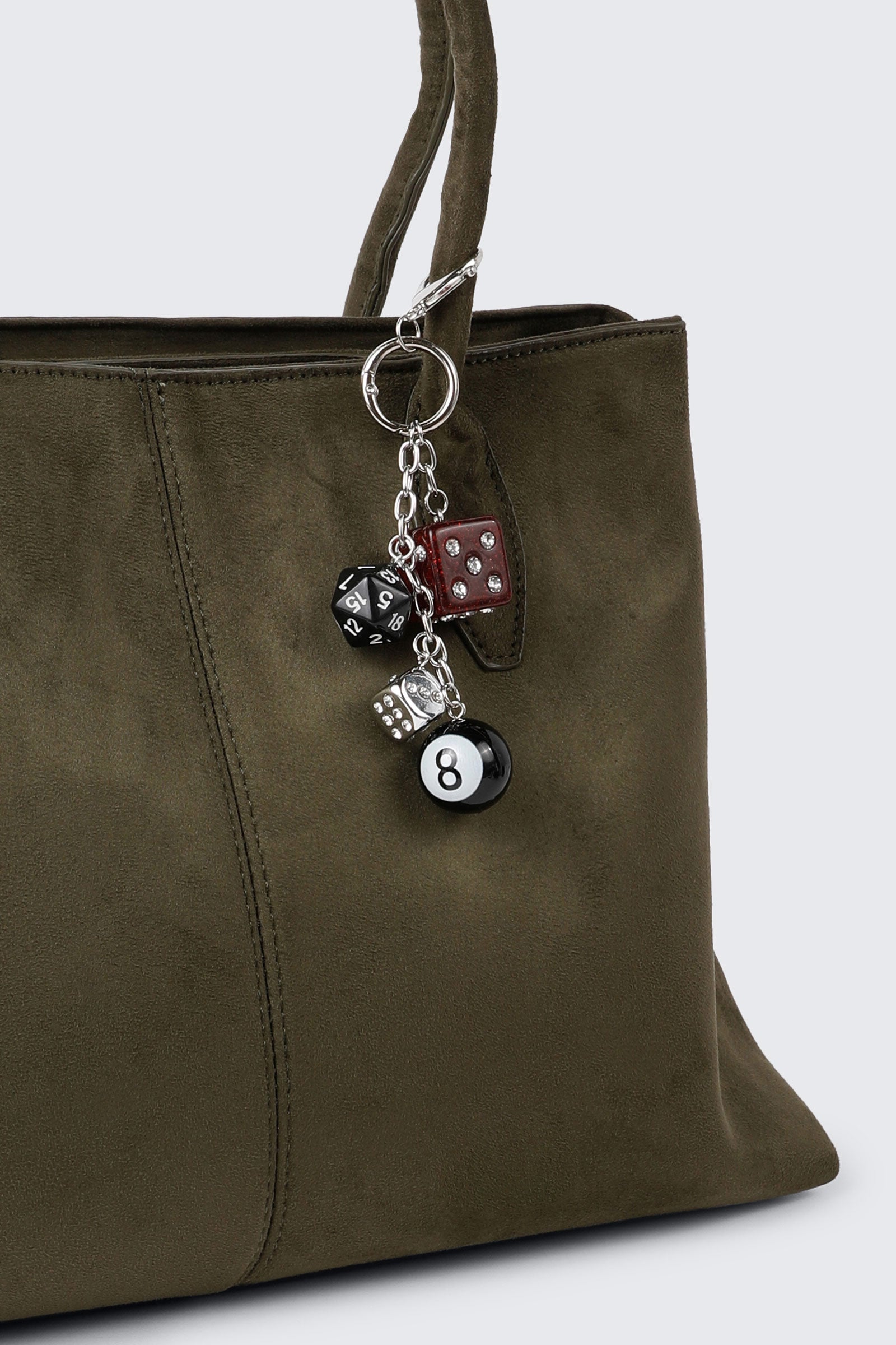 Dice Charm Keychain