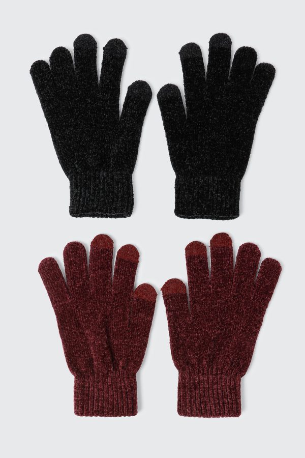2-Pack Chenille Magic Tech Gloves