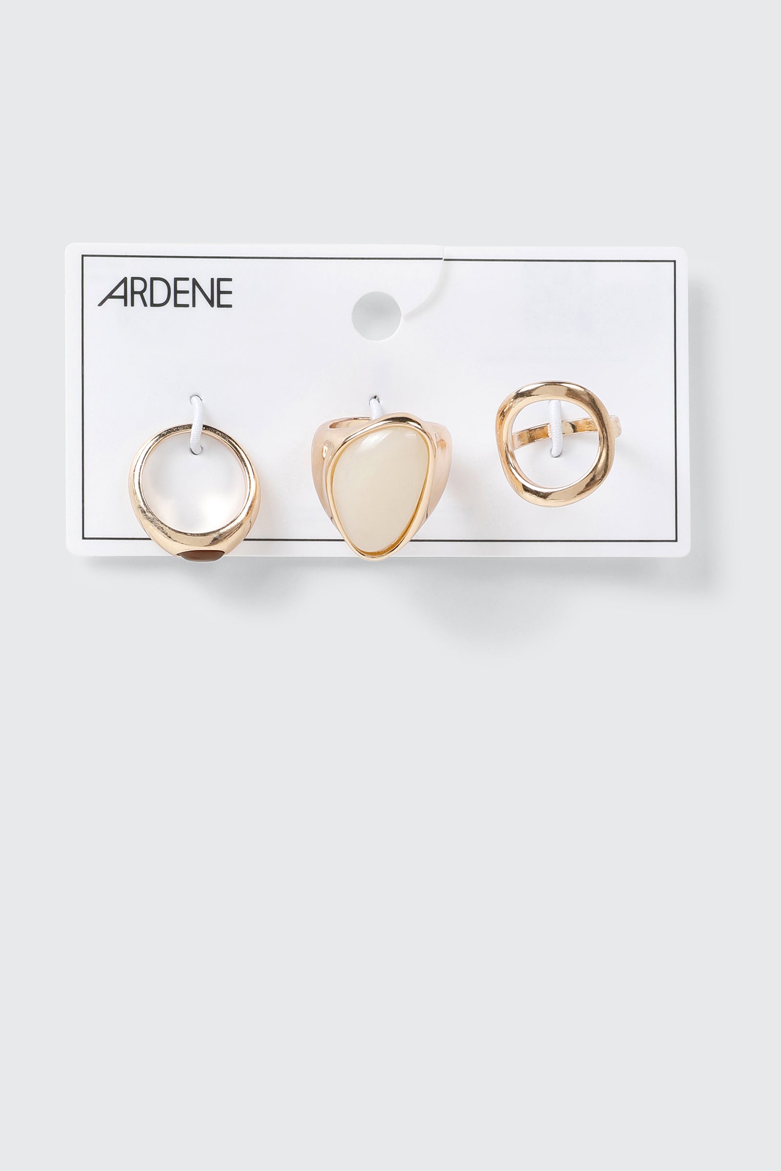 3-Pack Statement Rings
