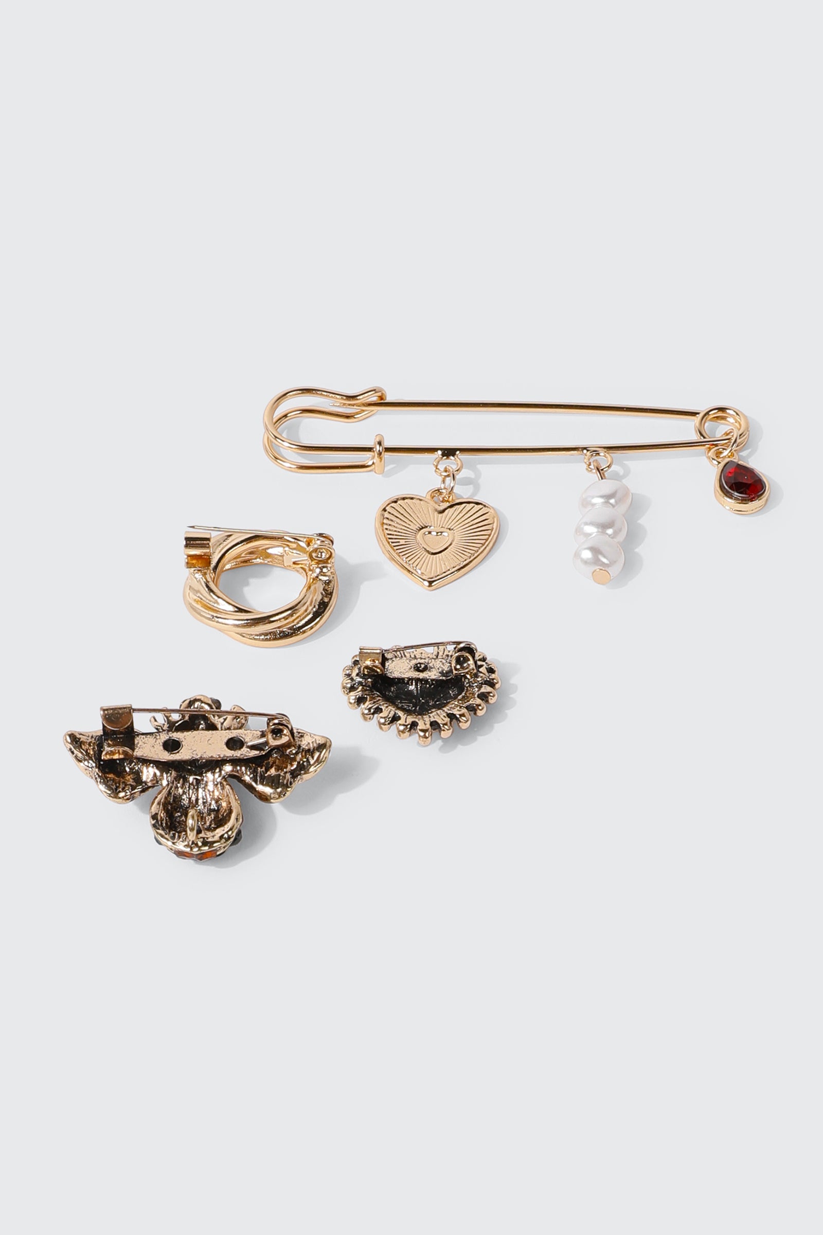 4-Pack Brooch Set