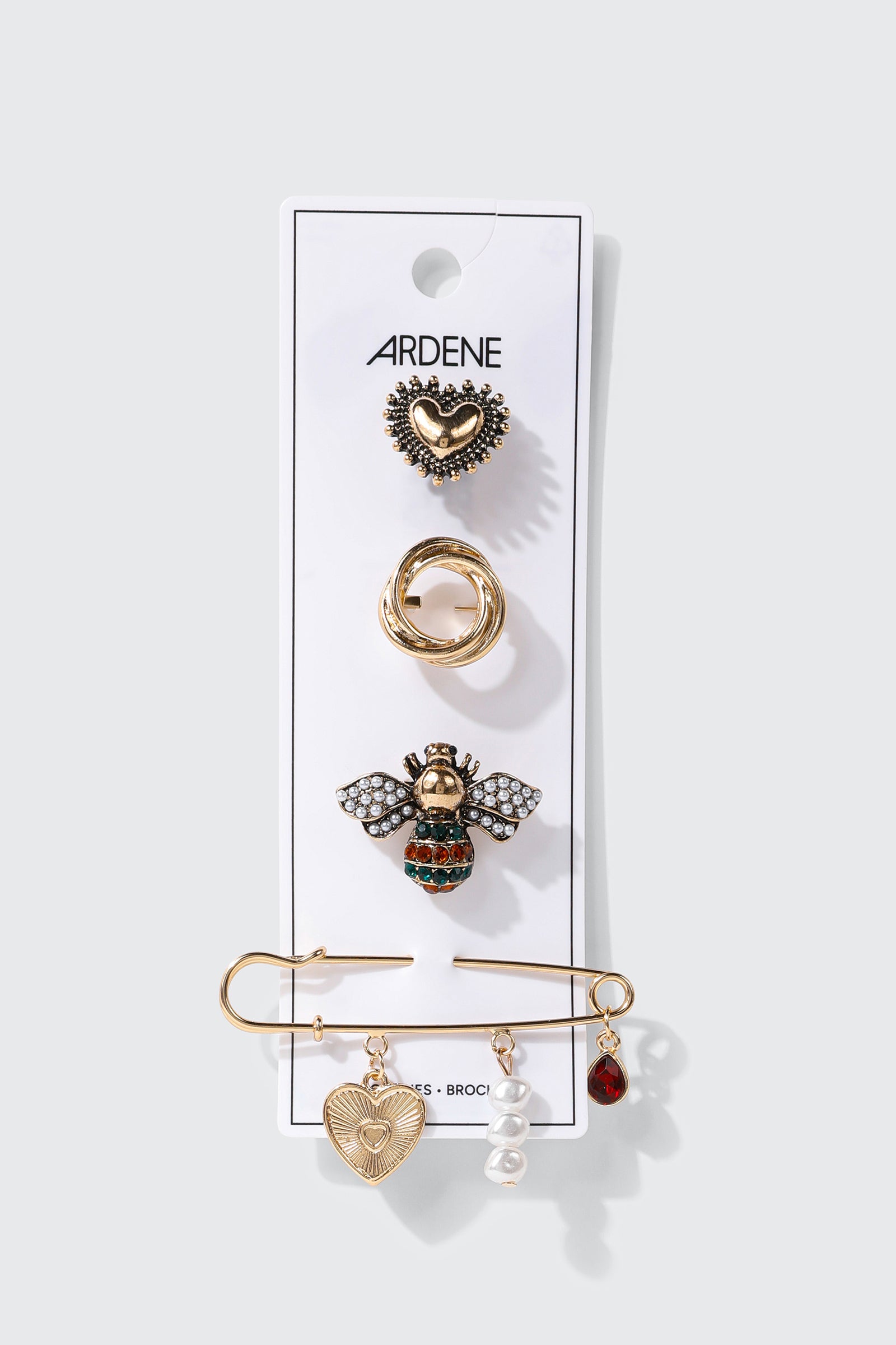 4-Pack Brooch Set