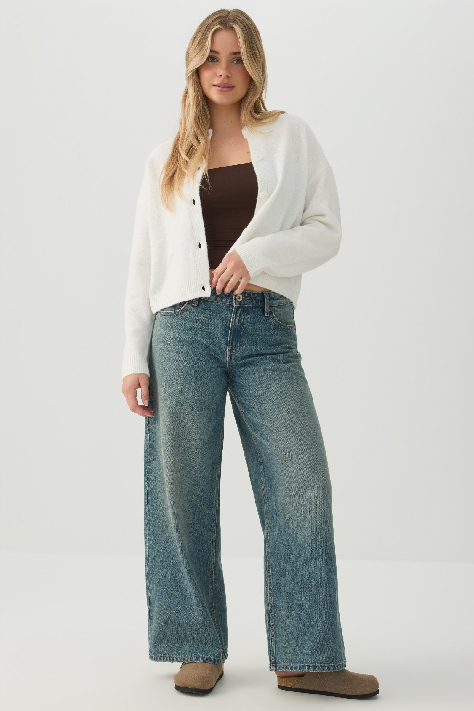 Button Front Cardigan