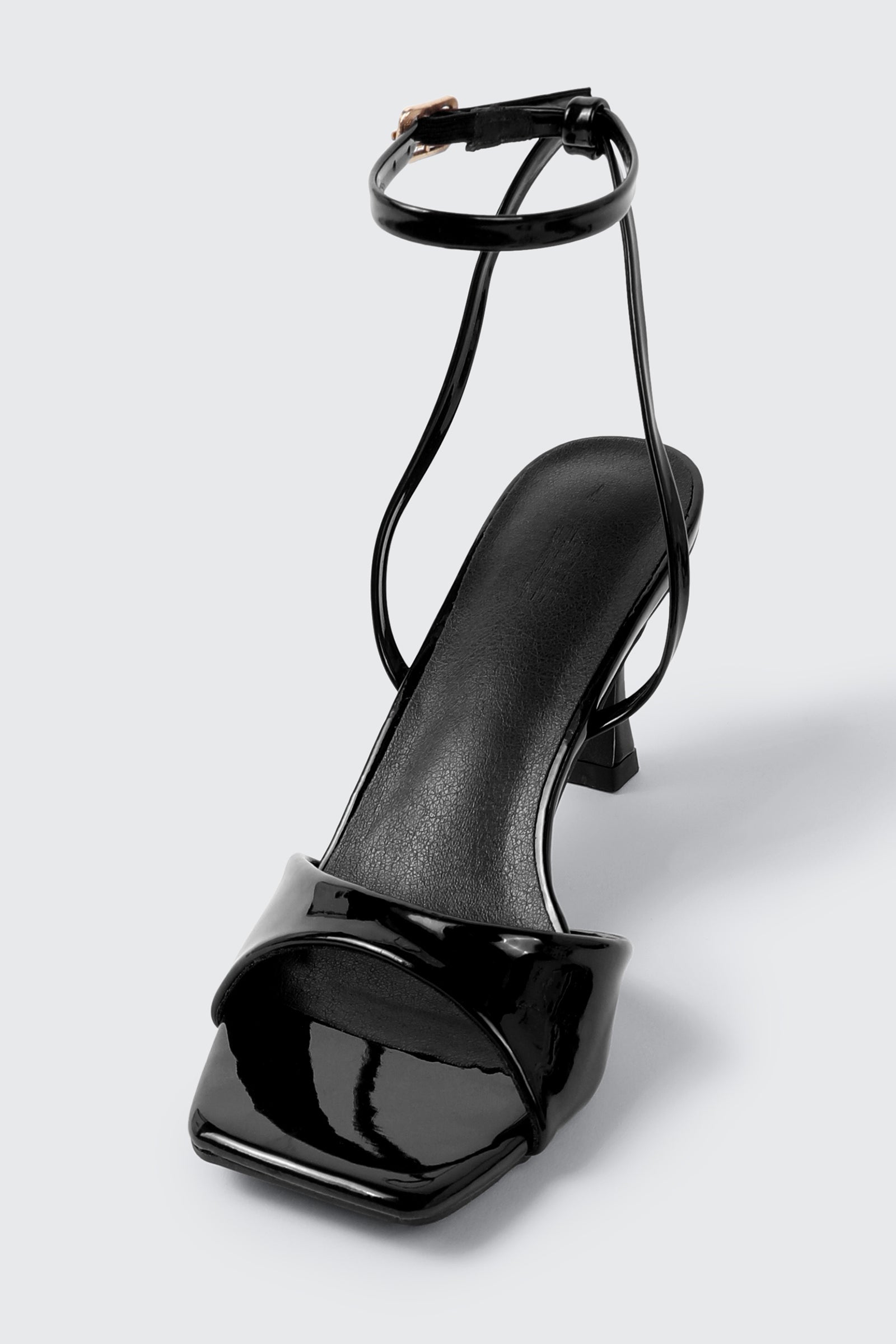 Flared Heel Sandals