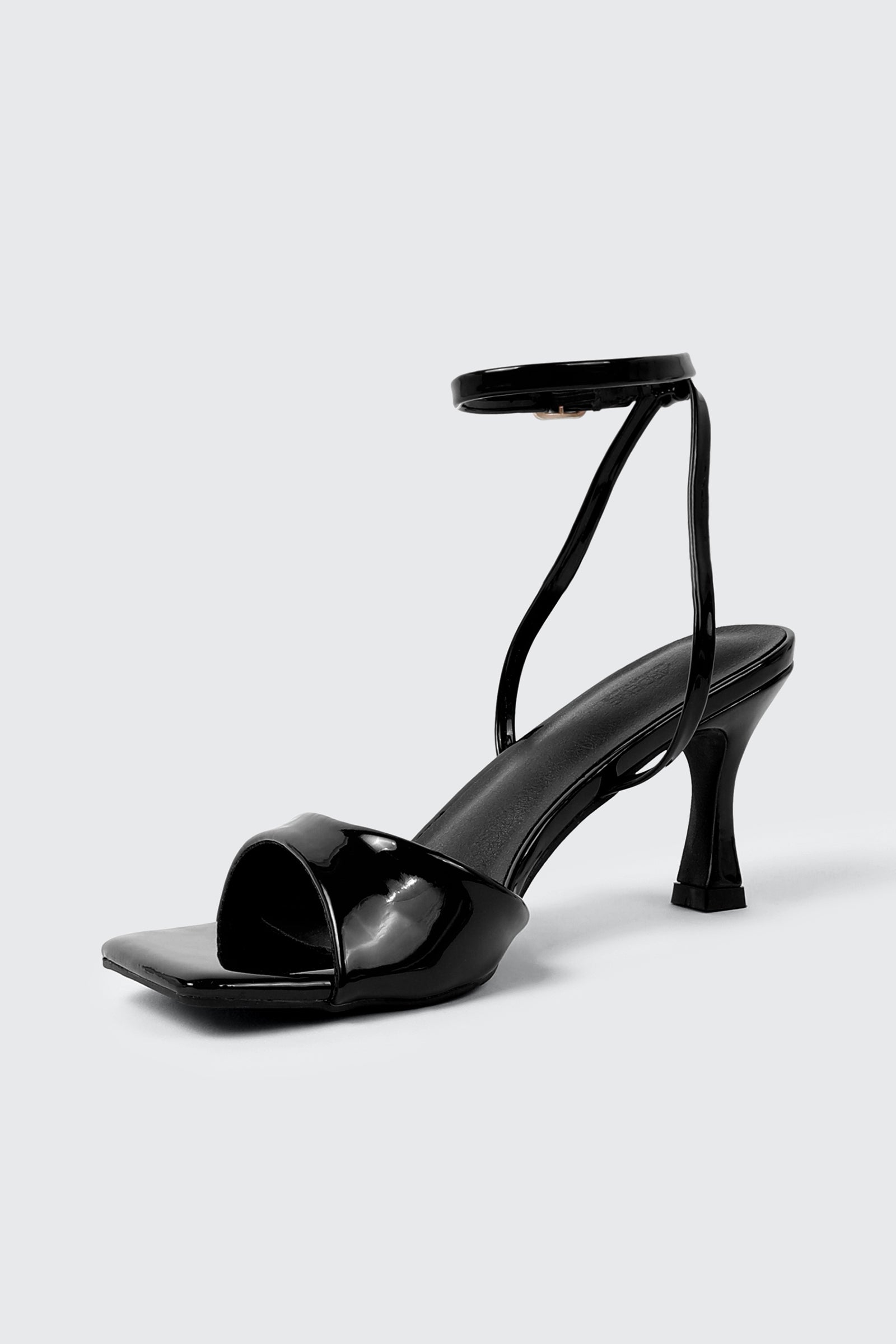Flared Heel Sandals