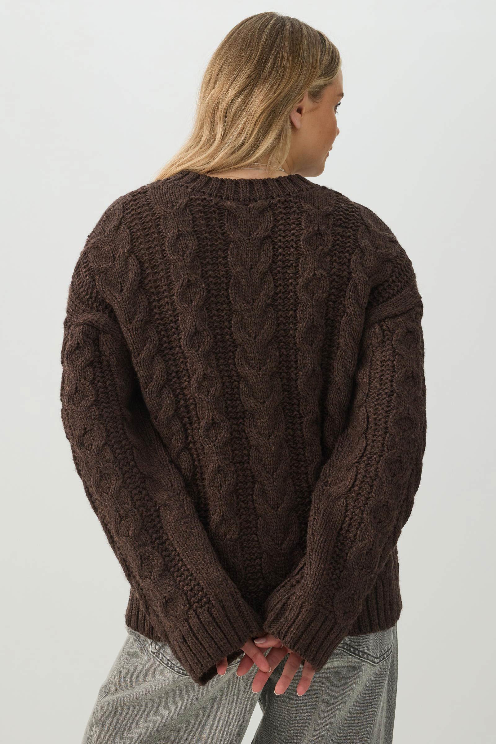 Oversized Cable Knit Sweater