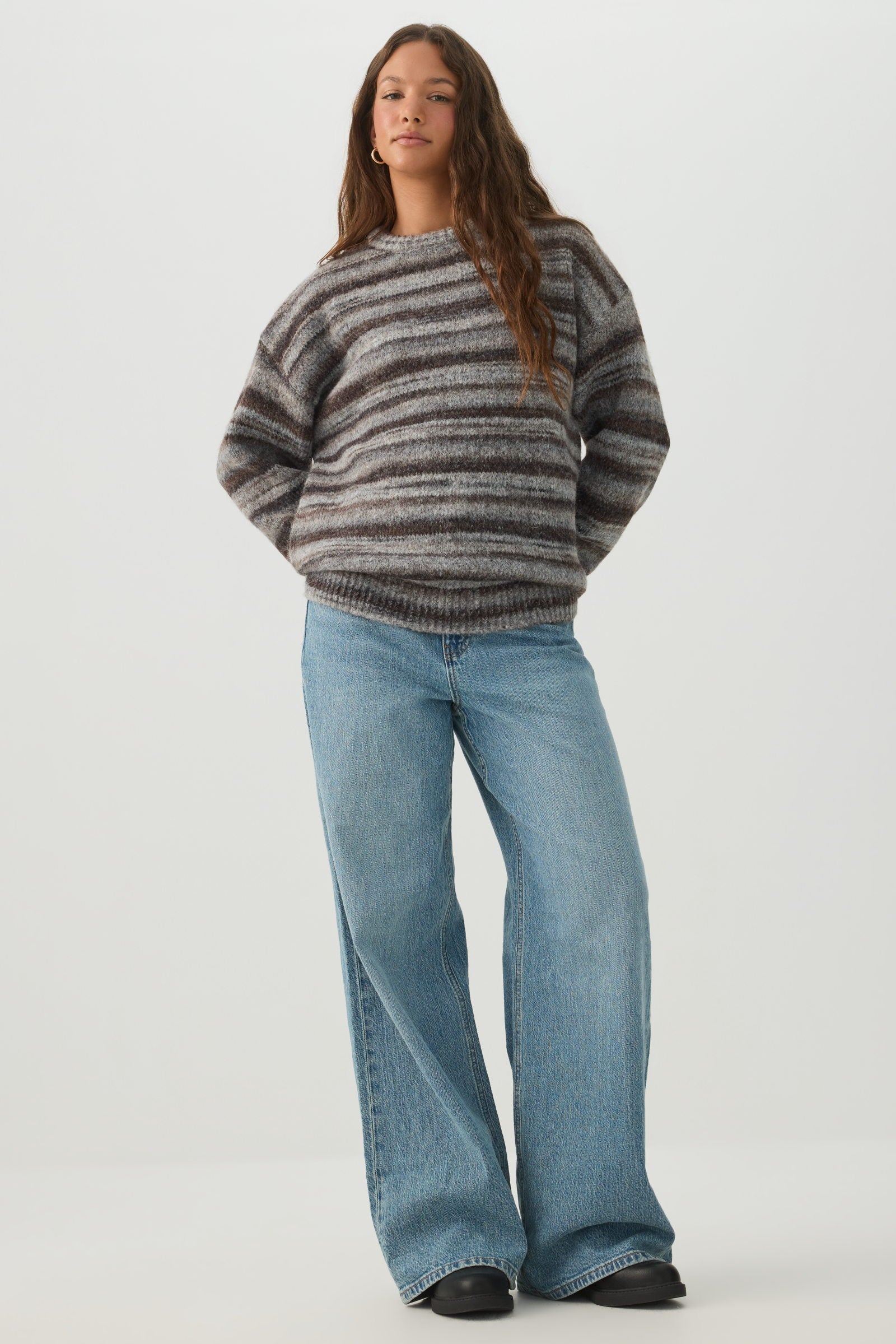 Oversized Striped Sweater