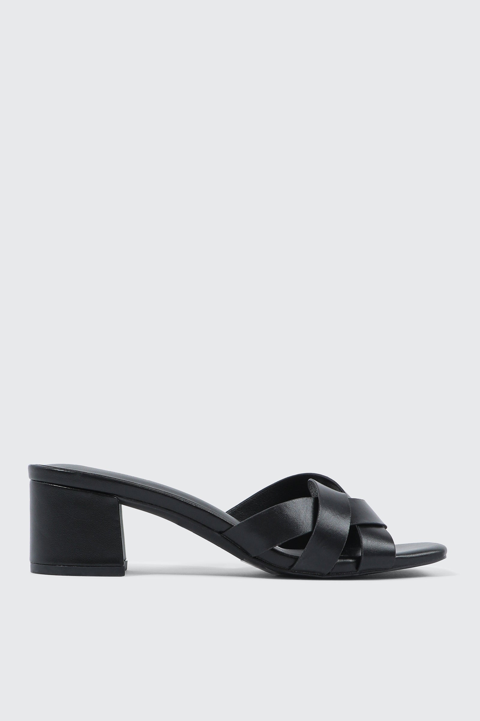 Braided Strap Heel Sandals