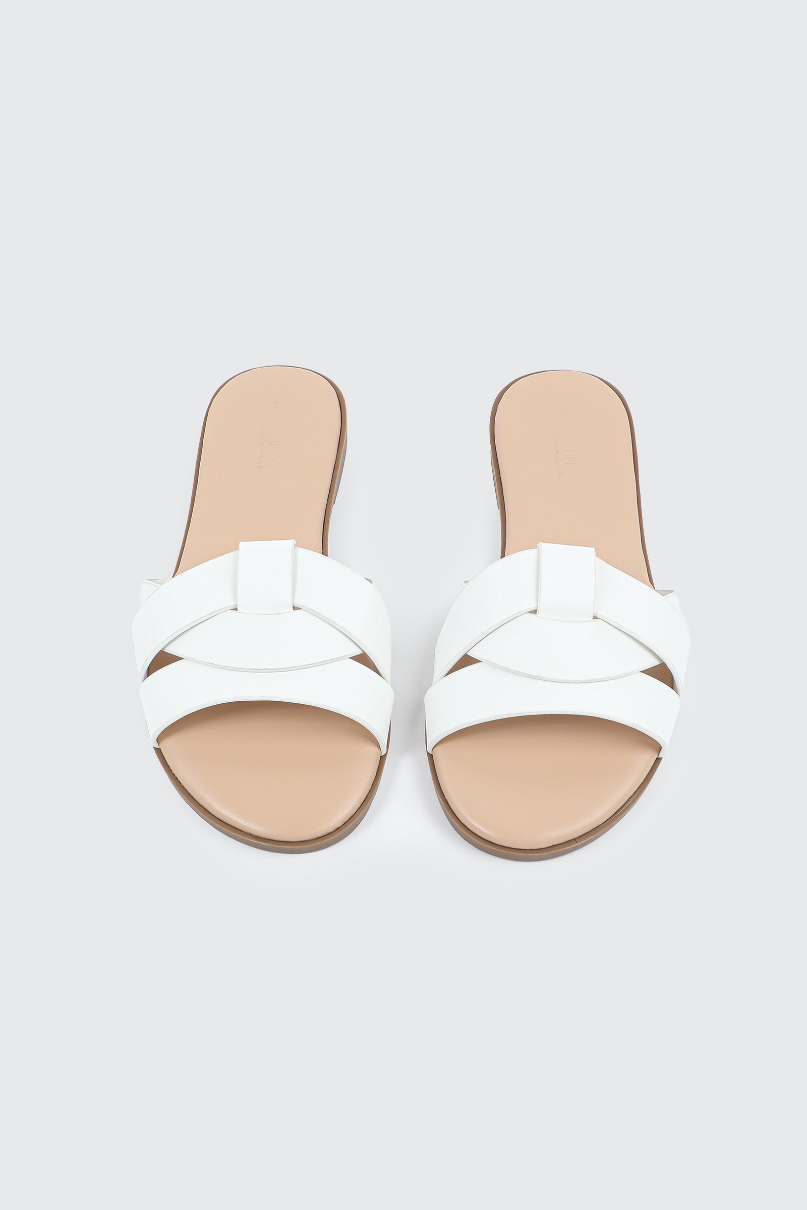 Braided Vamp Flat Sandals