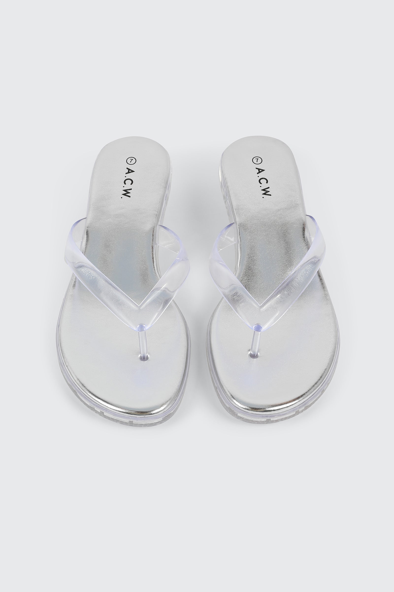 Clear Mule Kitten Heels