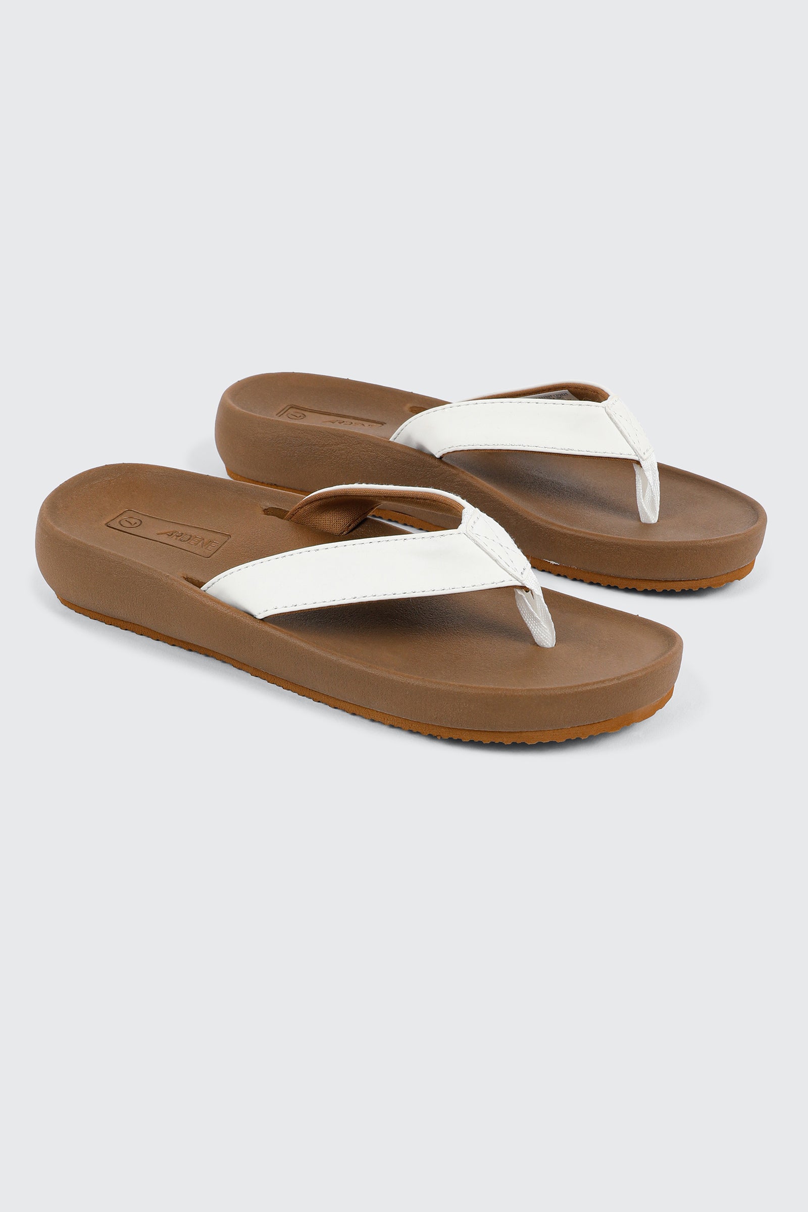 Faux Leather Flat Sandals