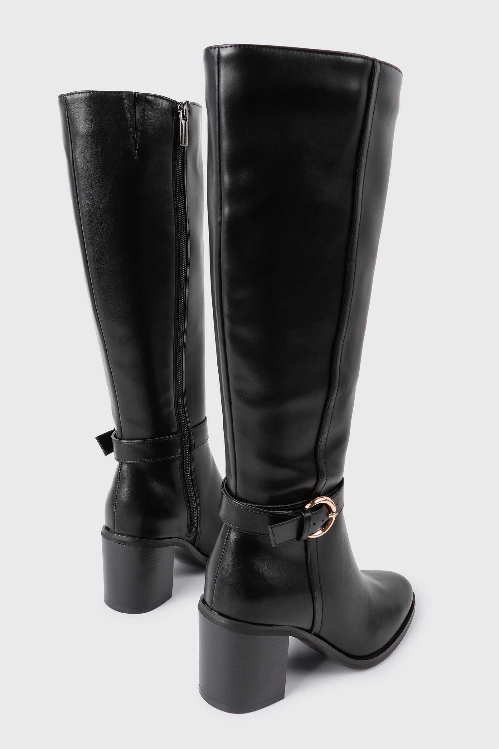 Pointed Toe Knee High Boots