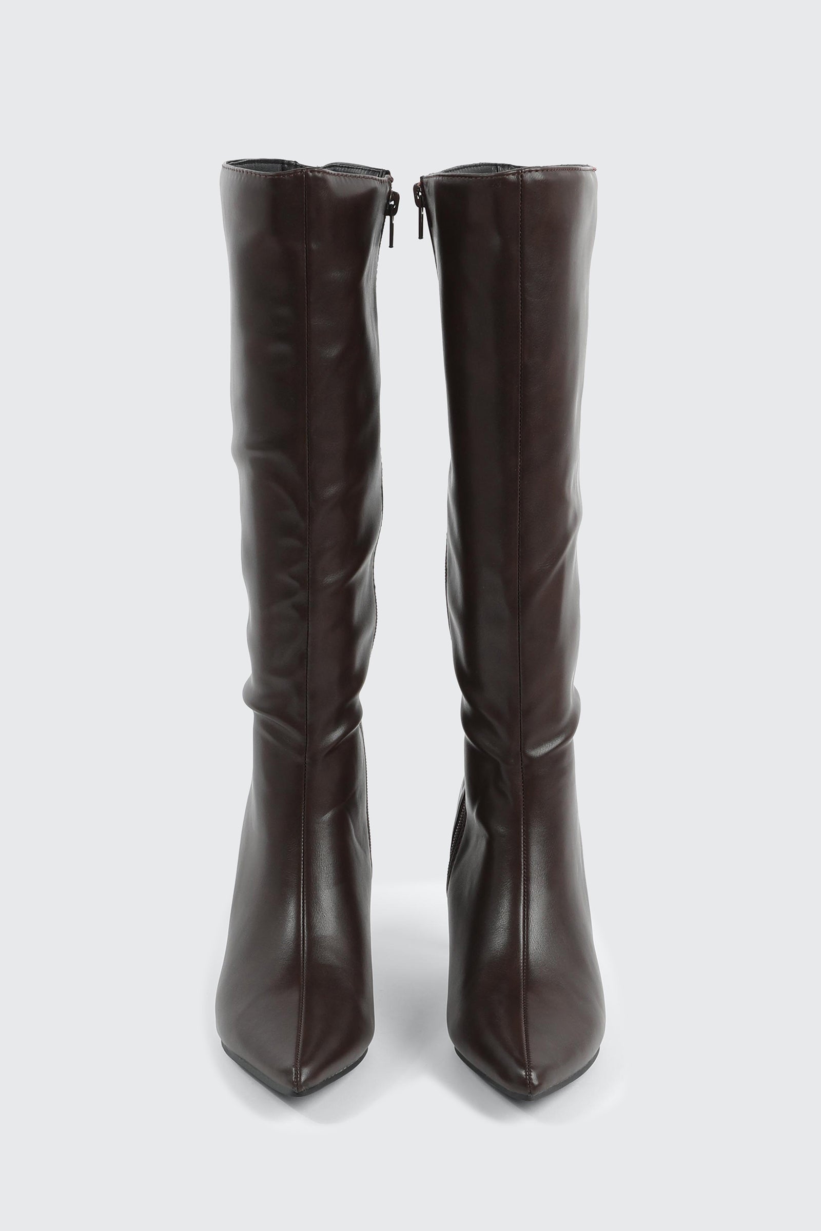 Pointed Toe Knee High Boots