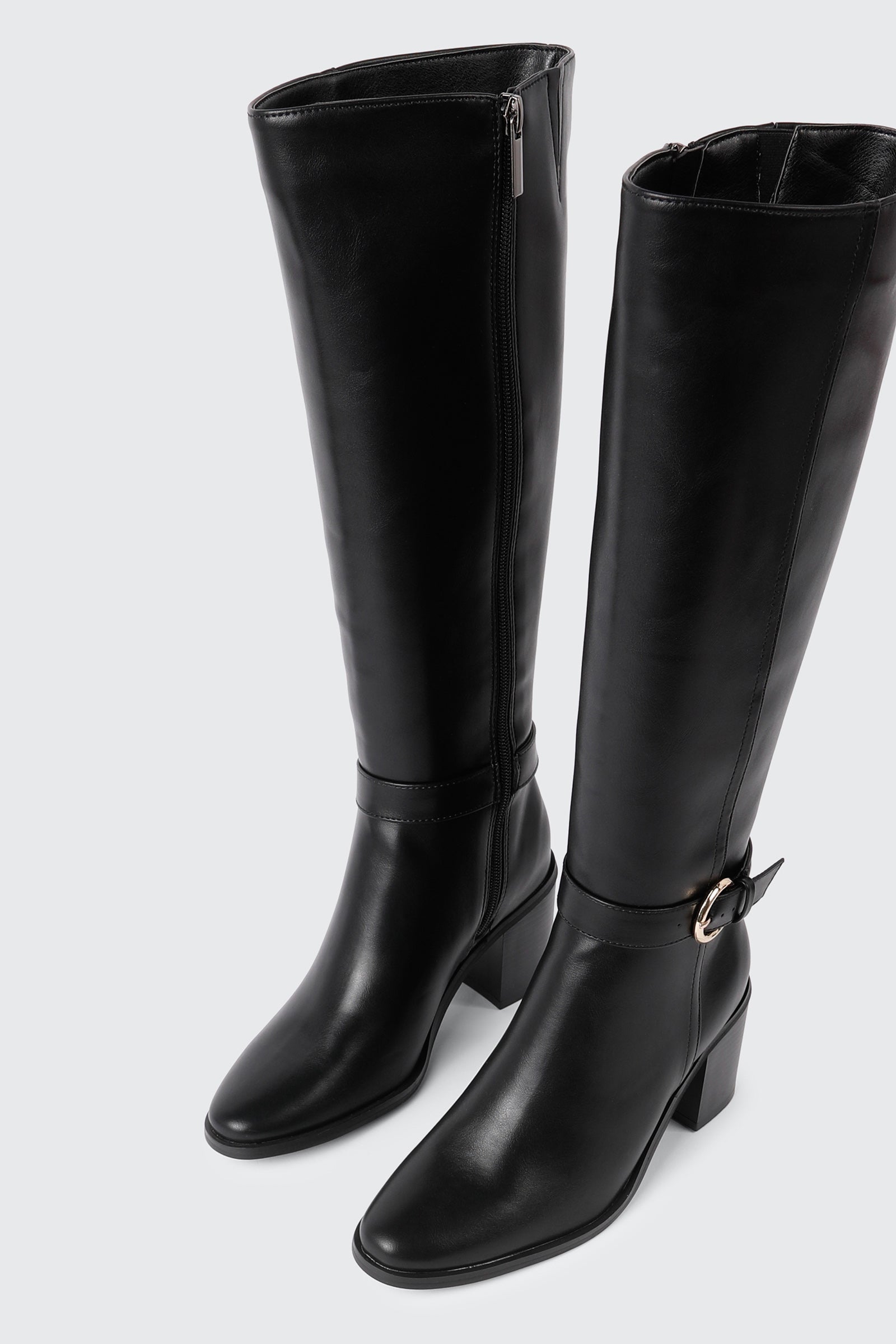 Pointed Toe Knee High Boots