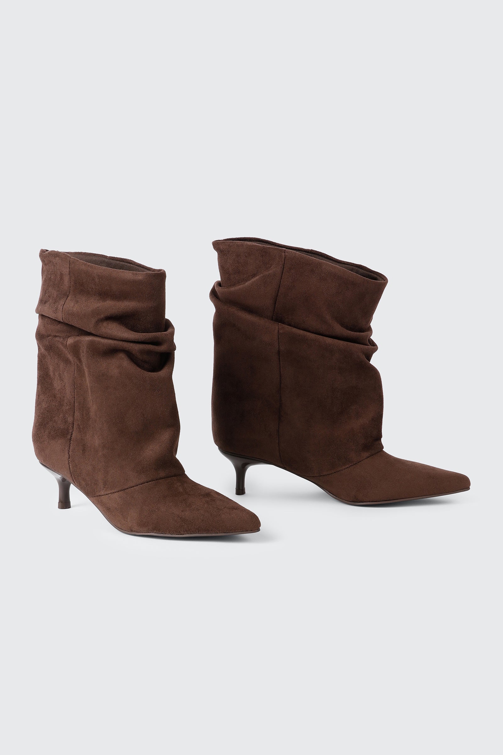 Pointed Toe Low Heel Ankle Boots