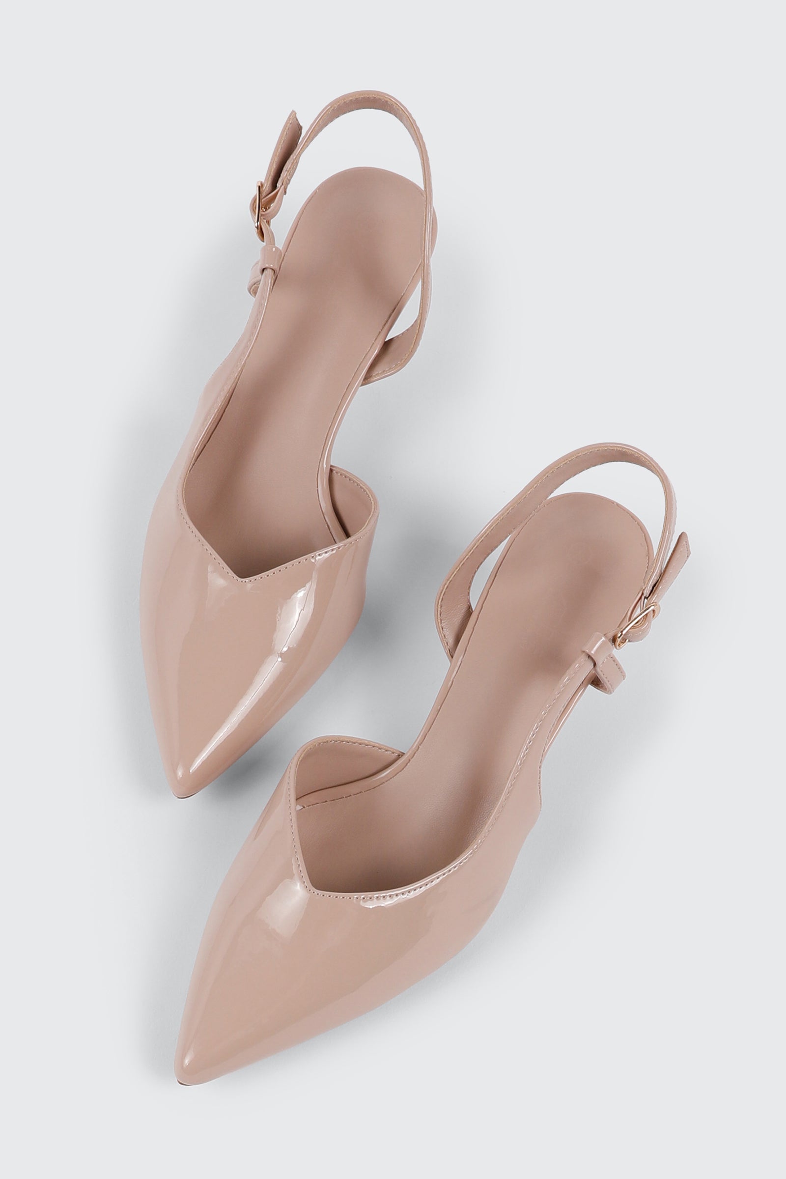 Pointed Toe Slingback Heels