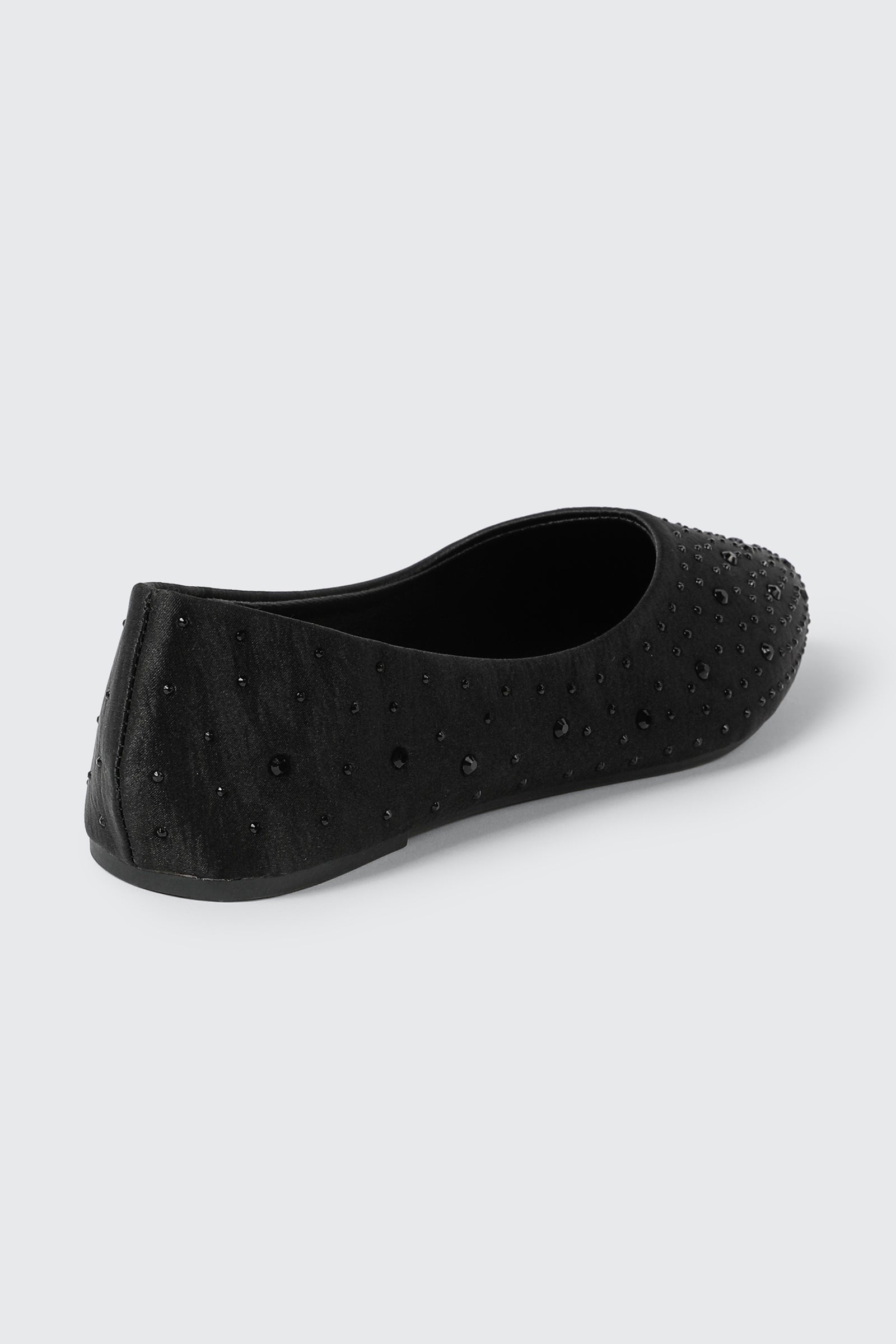 Rhinestone Pointed Toe Flats