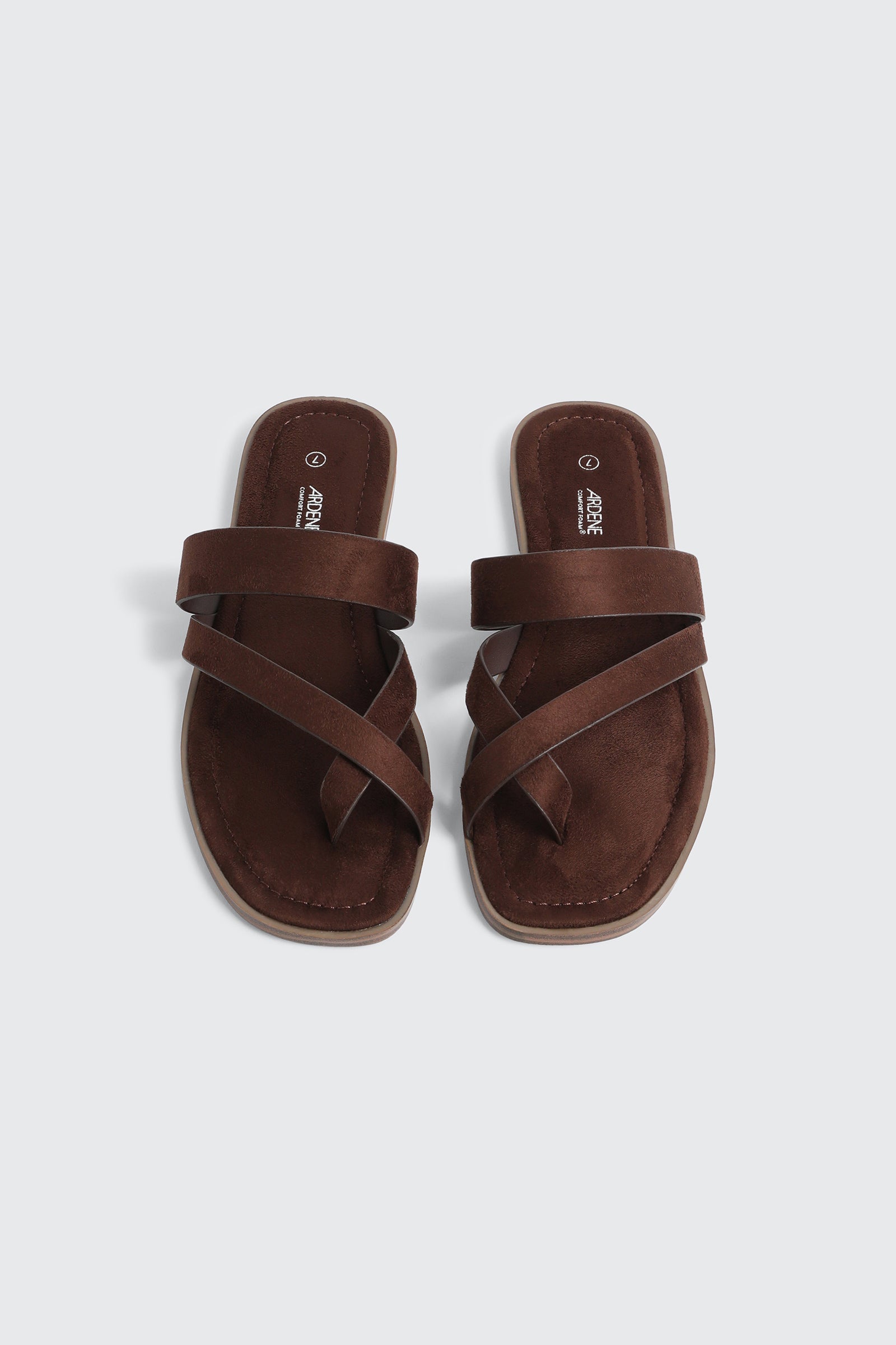 Square Toe Asymmetric Strap Sandals