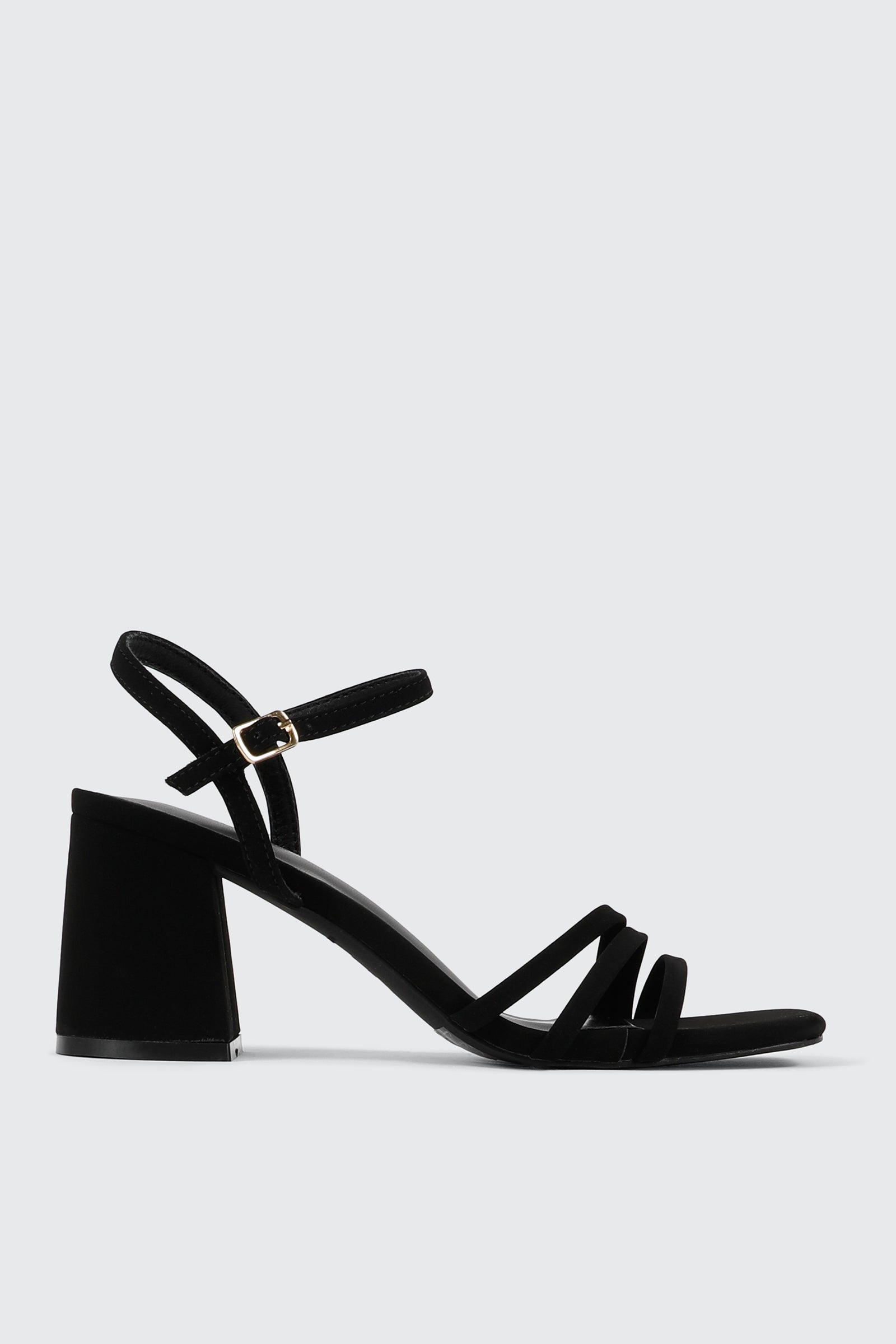 Square Toe Block Heel Sandals