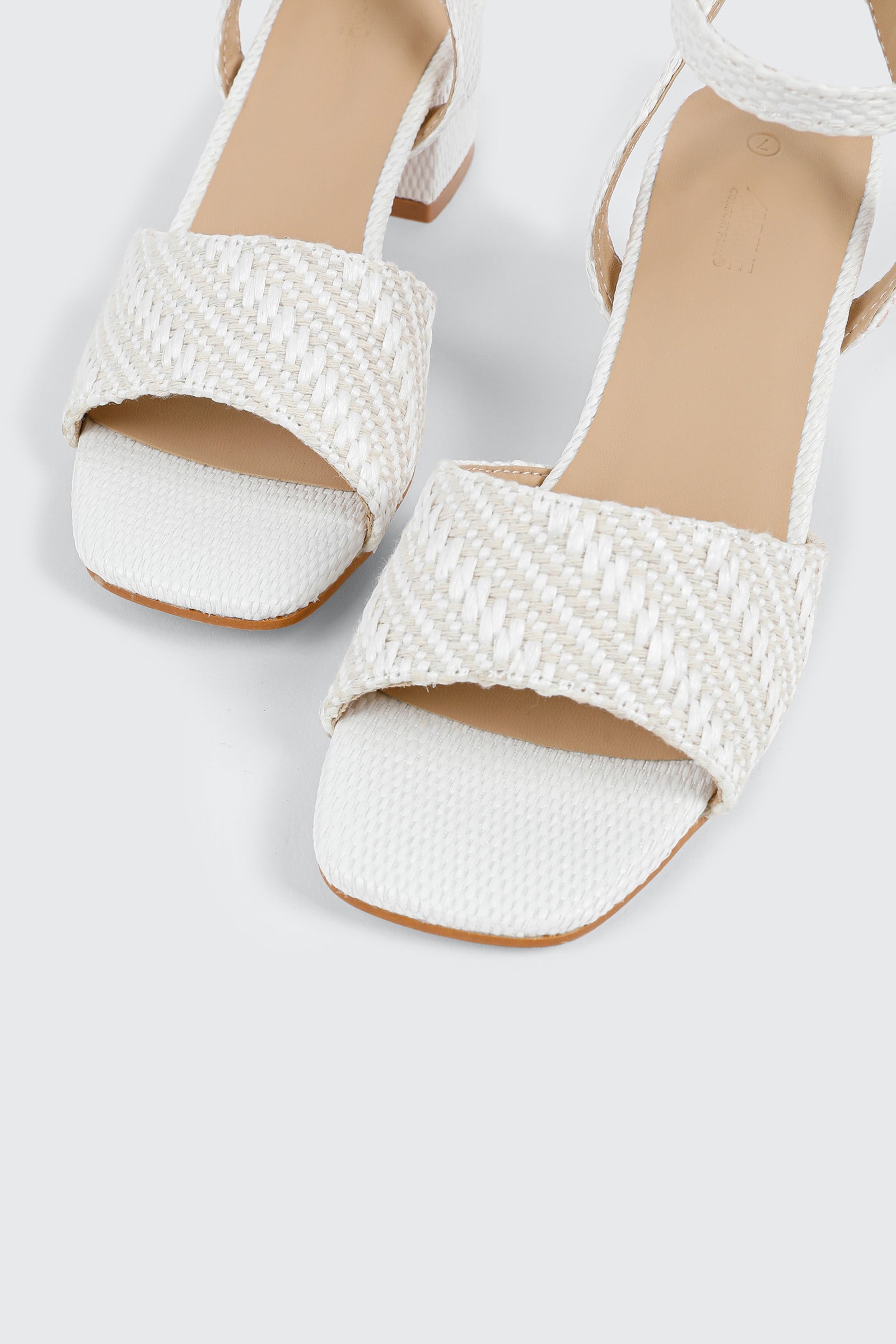 Square Toe Block Heel Sandals