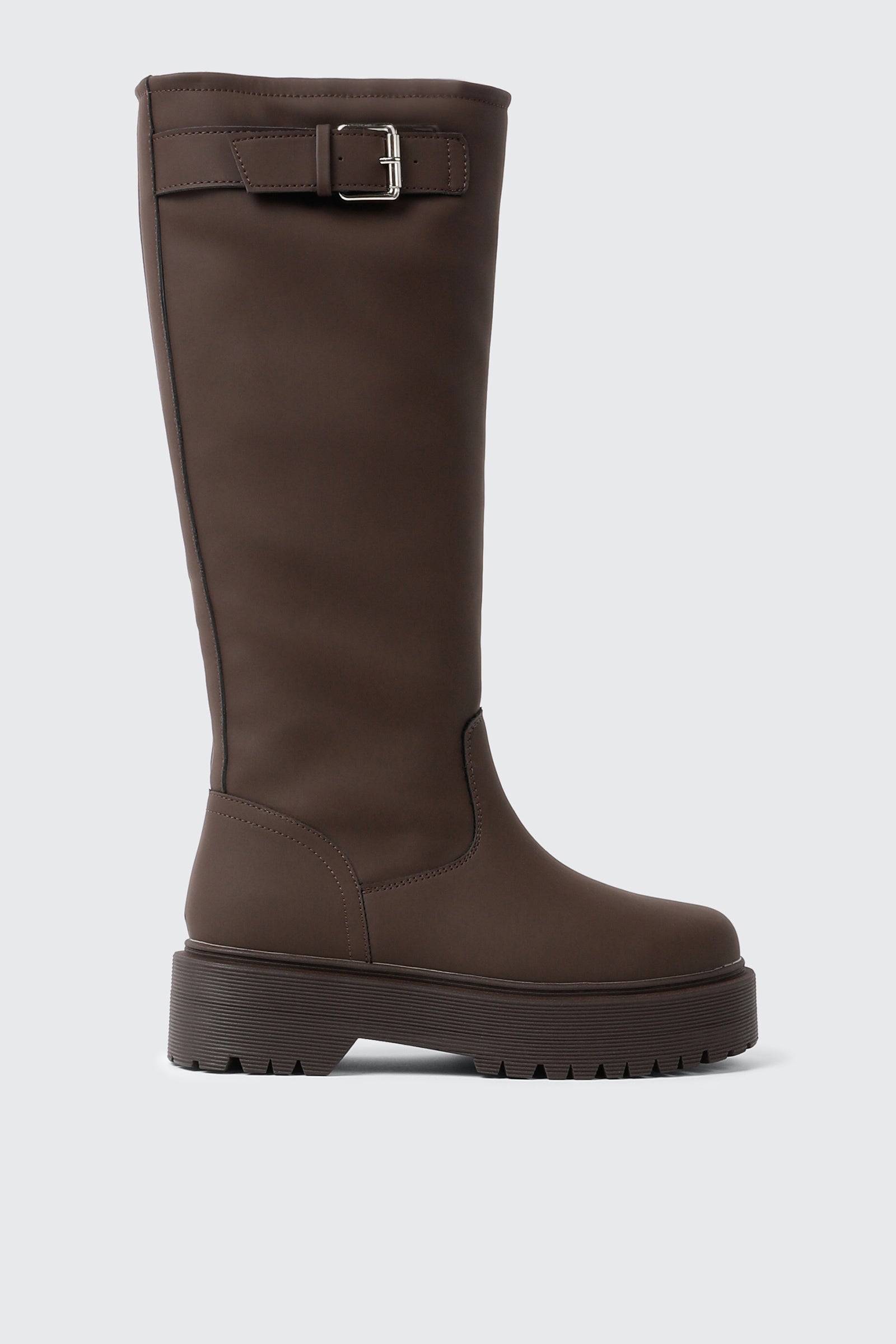 Warm Lined Tall Platform Boots