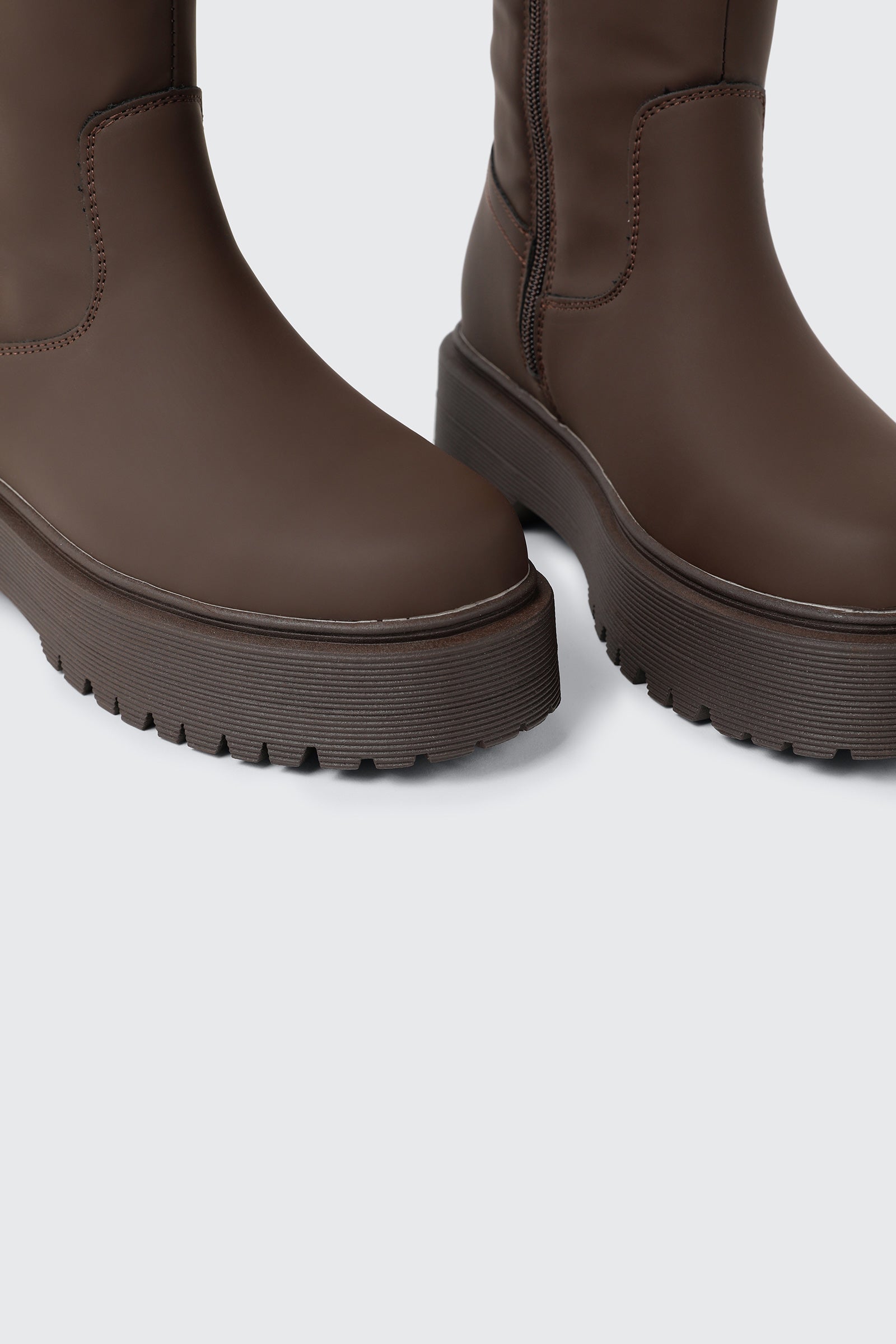 Warm Lined Tall Platform Boots