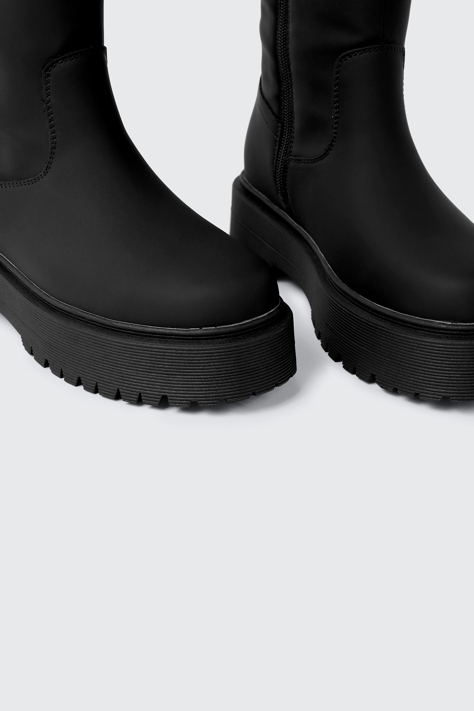 Warm Lined Tall Platform Boots