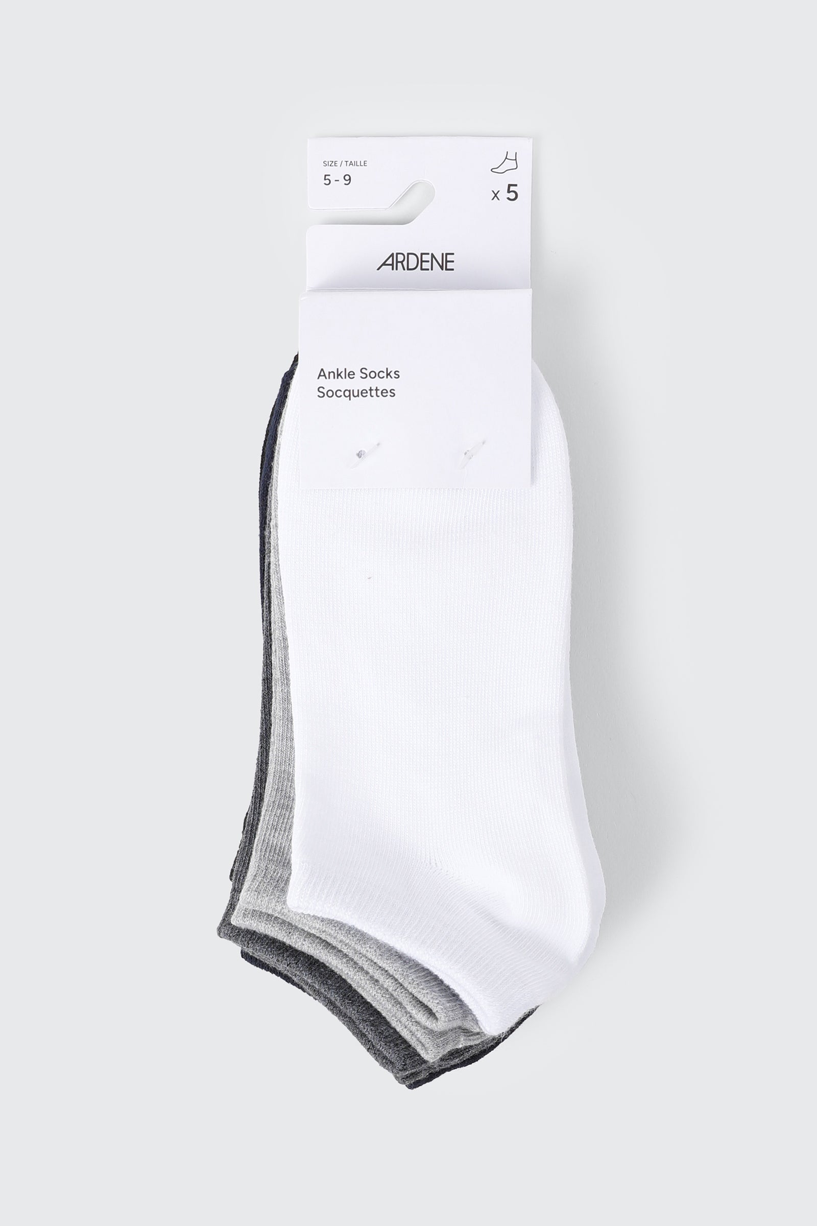 5-Pack Ankle Socks