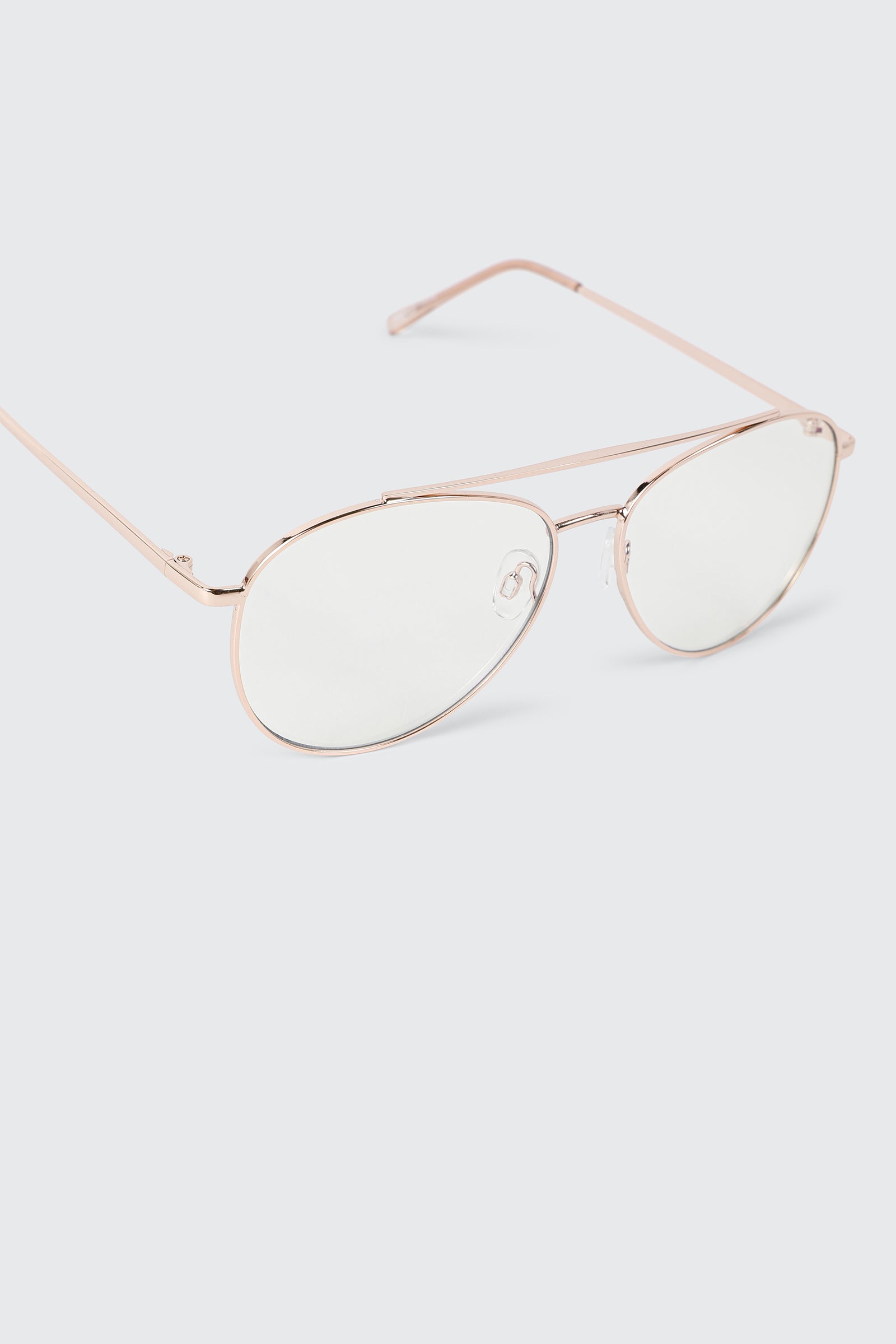 Clear Aviator Blue Light Glasses