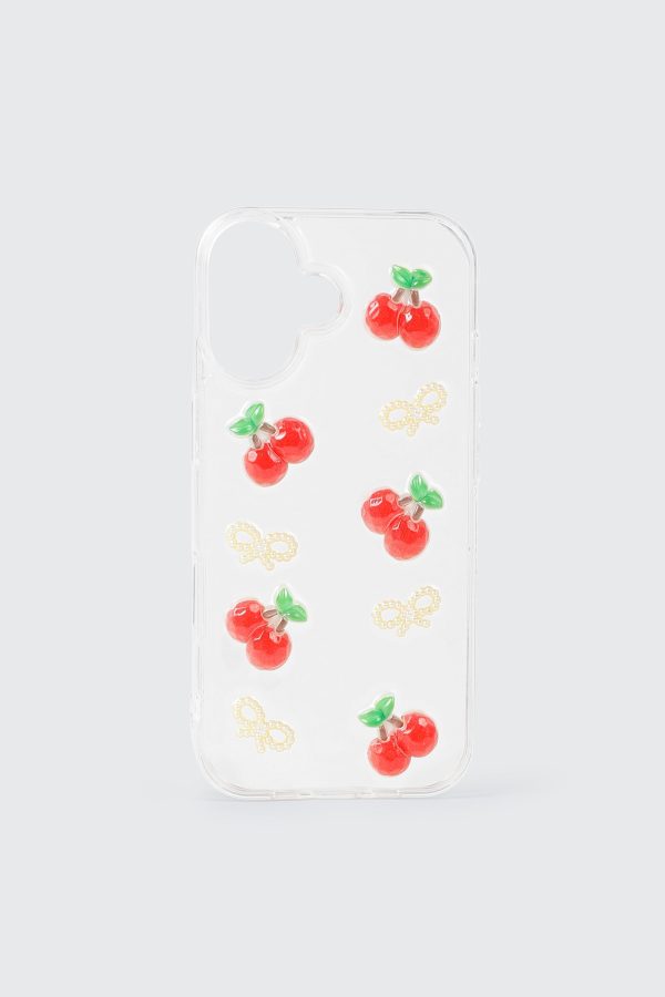 Clear Cherry Model 17 Phone Case