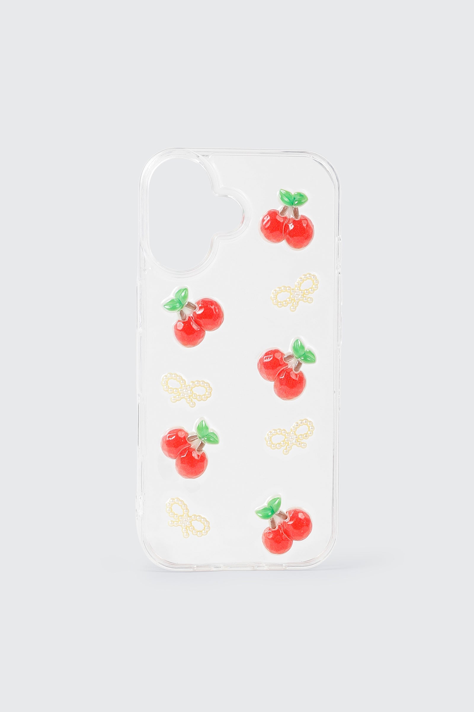Clear Cherry Model 17 Phone Case