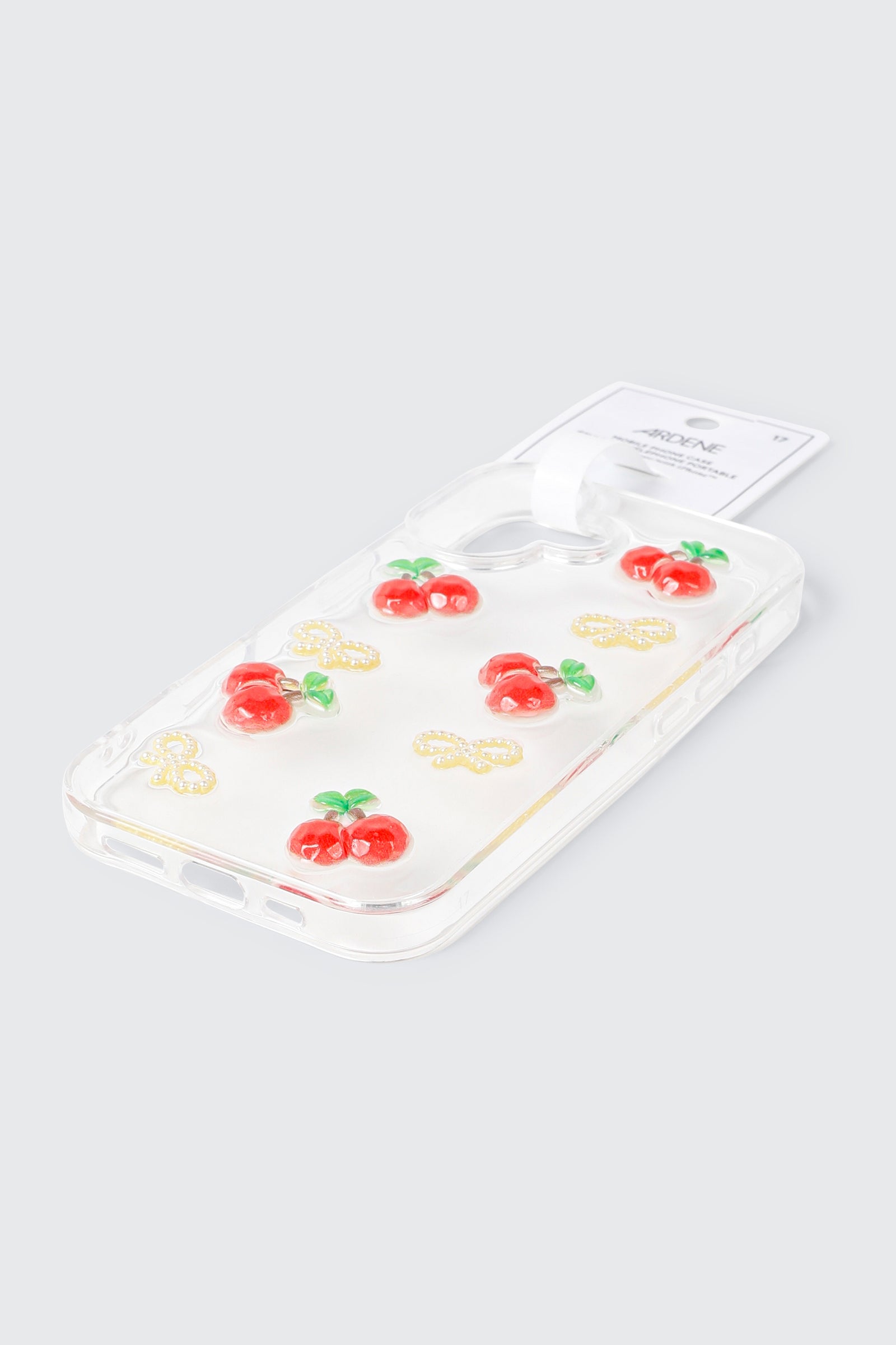 Clear Cherry Model 17 Phone Case