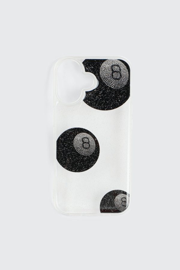 Glitter 8 Ball iPhone 16 Case