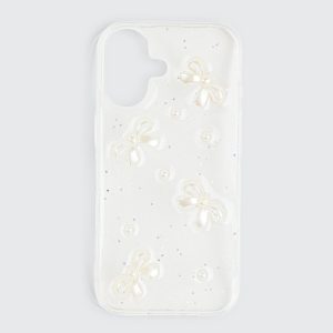 Glitter Bow iPhone 16 Case