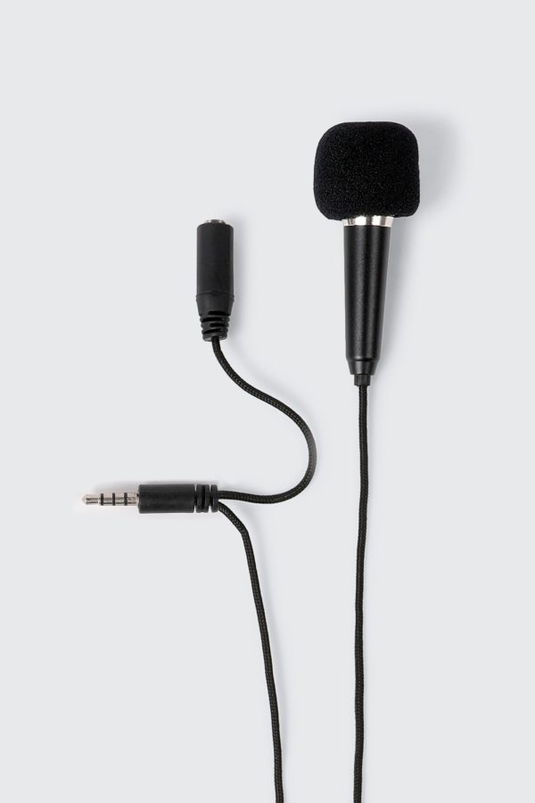 Mini Microphone with 3.5 mm Adapter