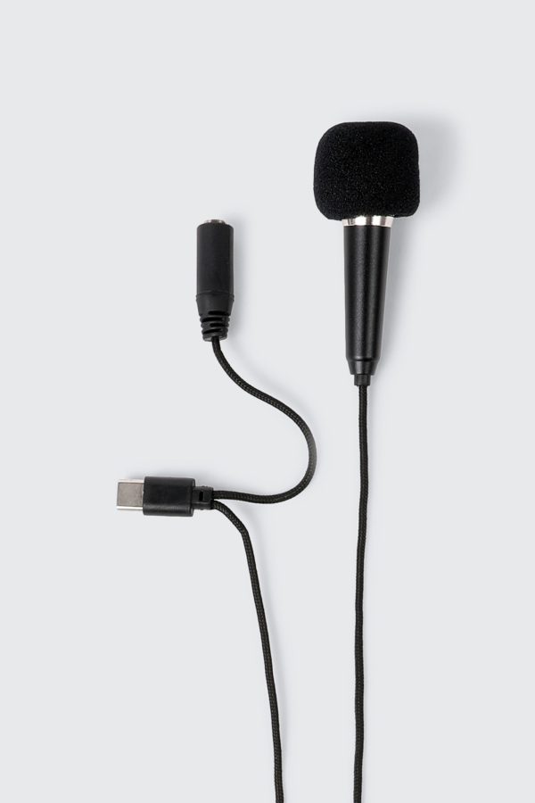 Mini Microphone with USB-C Adapter