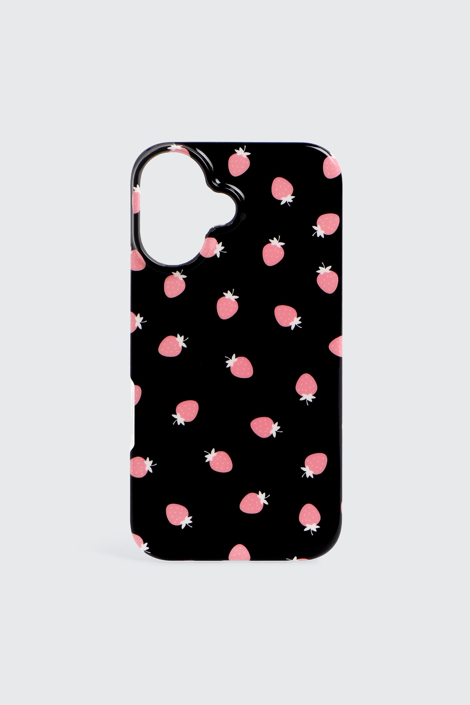 Strawberry Print iPhone 16 Case