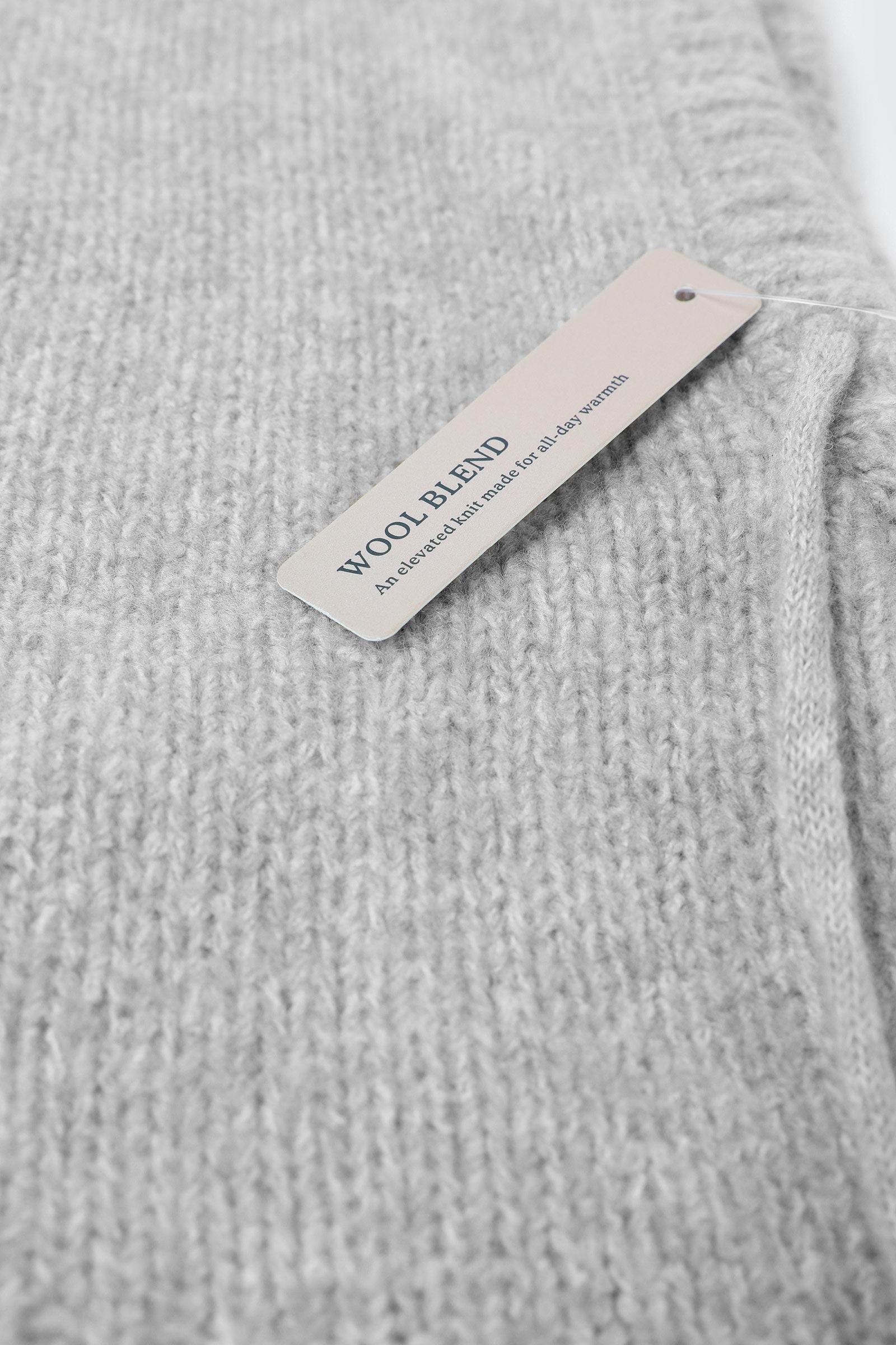 Wool Blend Knit Balaclava